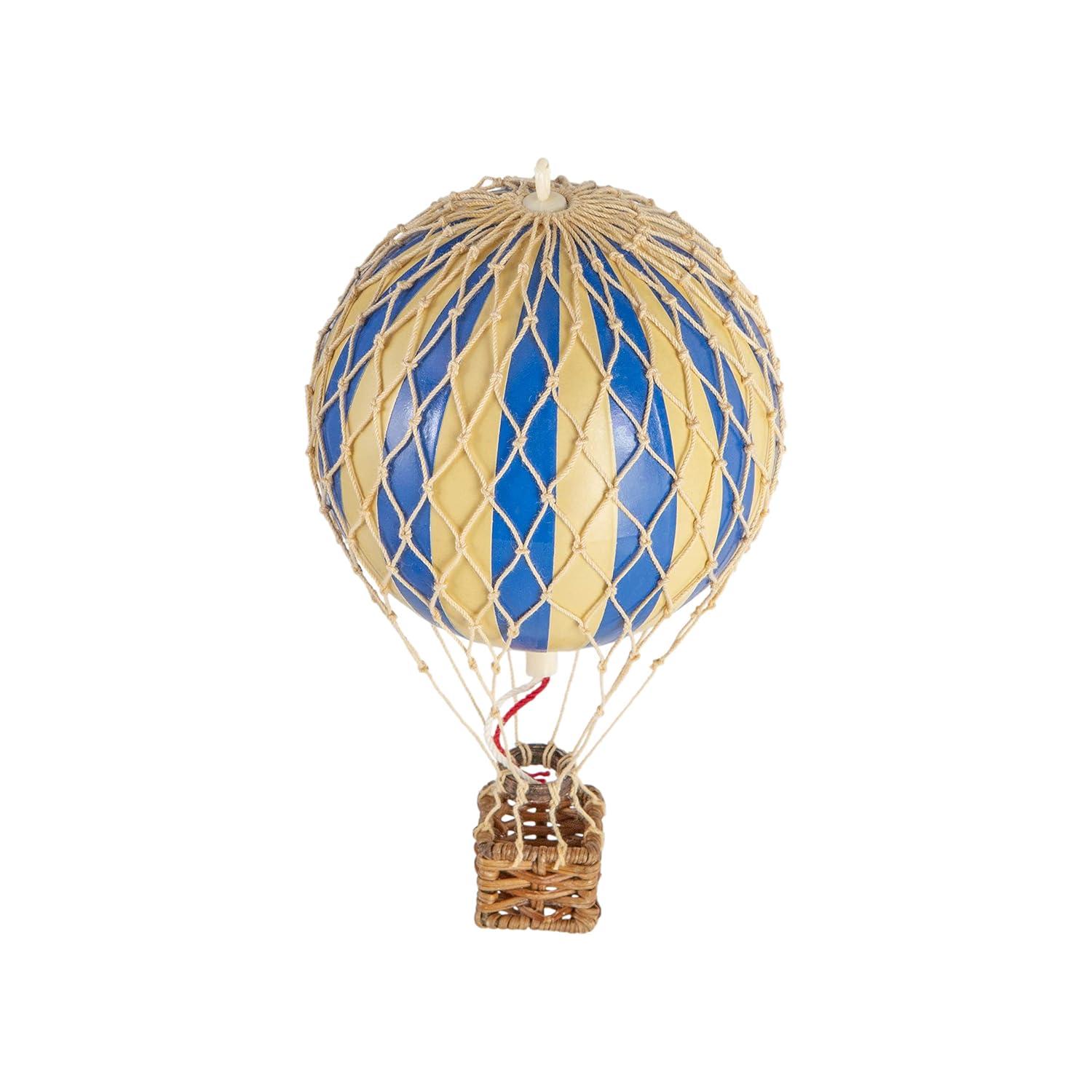 Patriotic Red White and Blue Woven Hot Air Balloon Decor