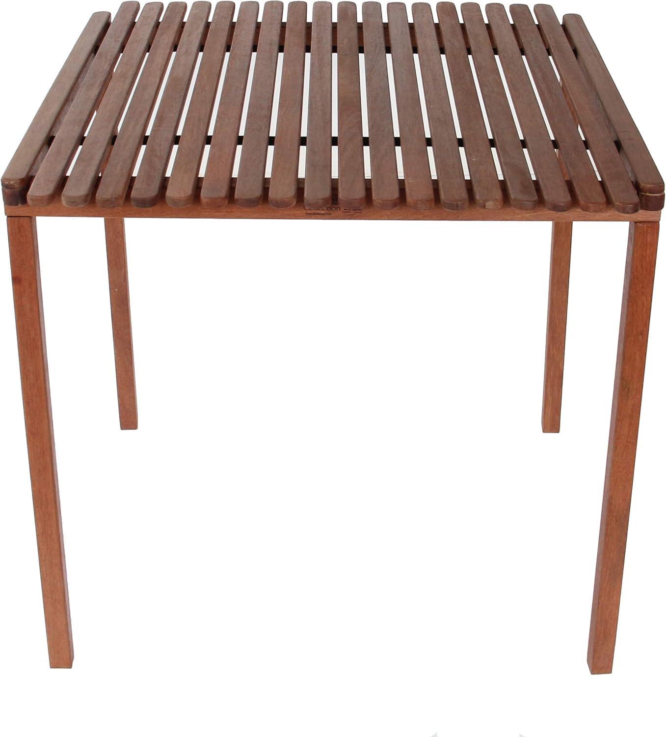 Pangean Nomad Folding Hardwood Table for Indoor/Outdoor Use