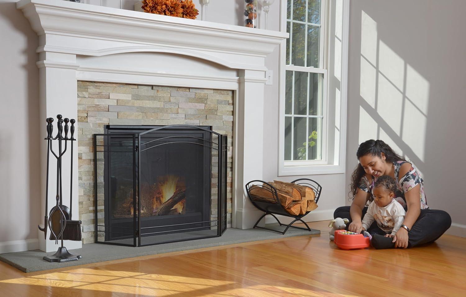 ShelterLogic Fireplace Classic Steel Log Carrier
