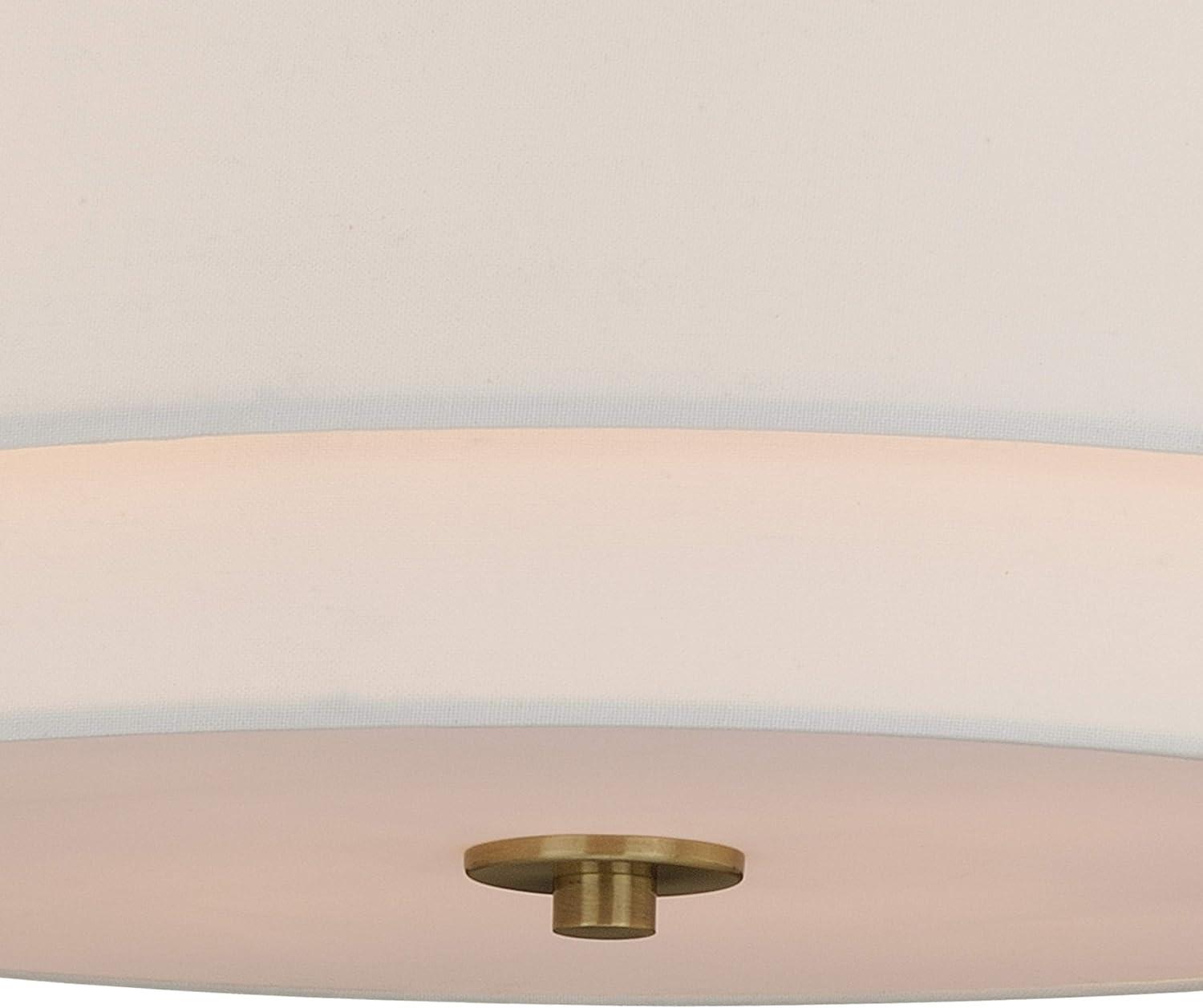 Vaxcel Burnaby 4 - Light Flush Mount in  Matte Brass