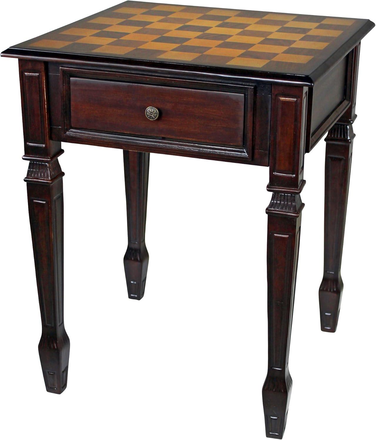 Design Toscano Walpole Manor 20.5" Square Chess Table