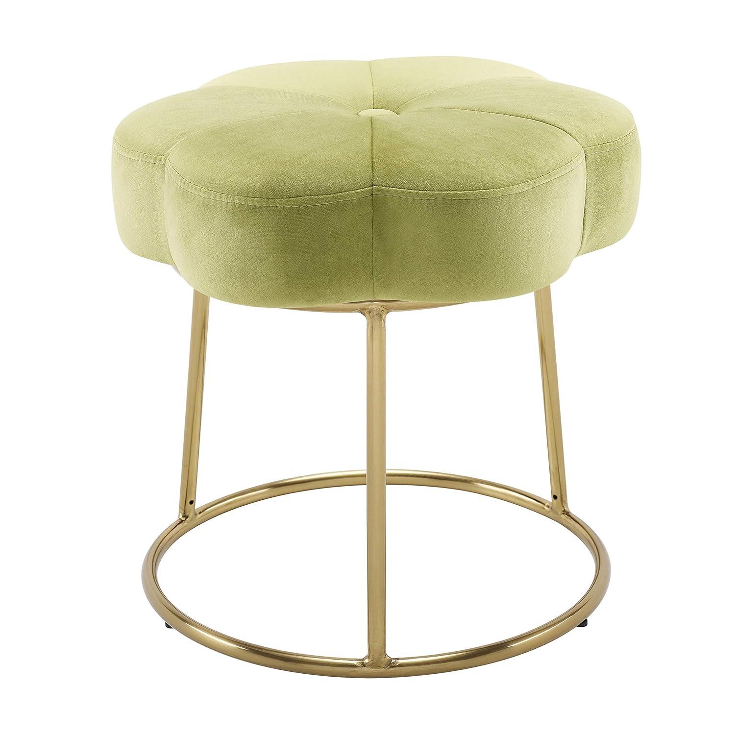 Ciara Flower Cushioned Vanity Stool