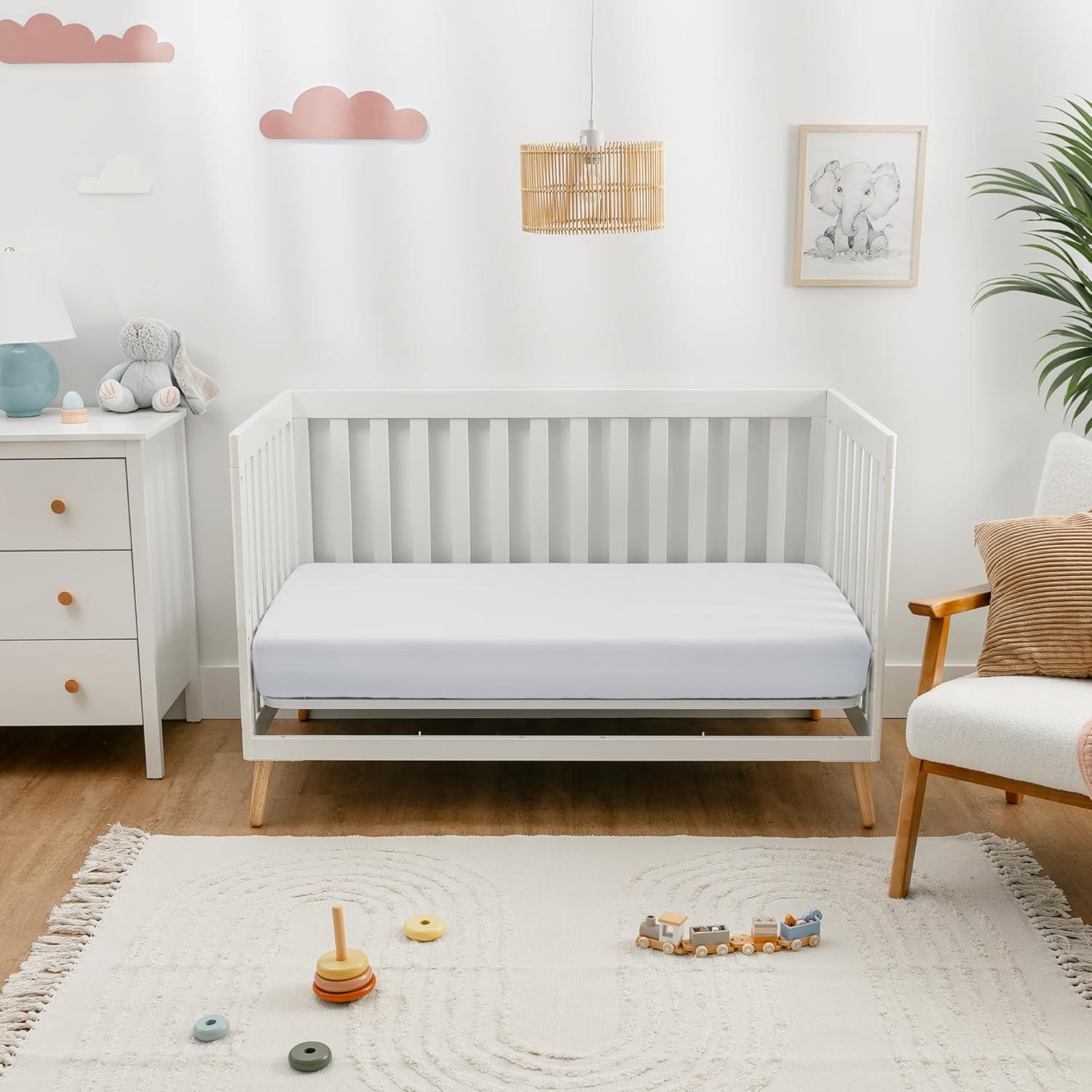 Comfy Cubs Fiited Sheets Cotton Blend Fitted Bassinet Sheet