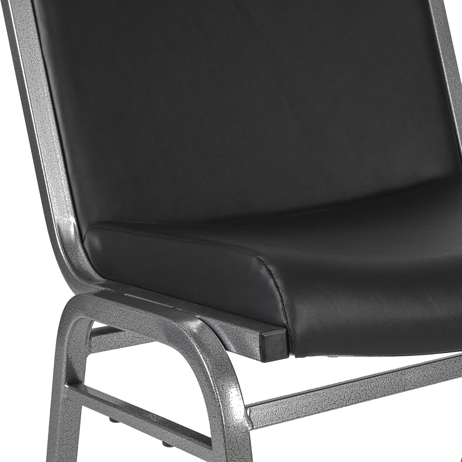 Flash Furniture Divine Multipurpose Big & Tall 1000 lb. Rated Stacking Guest Chairs for Business or Home Use (Set of 2)