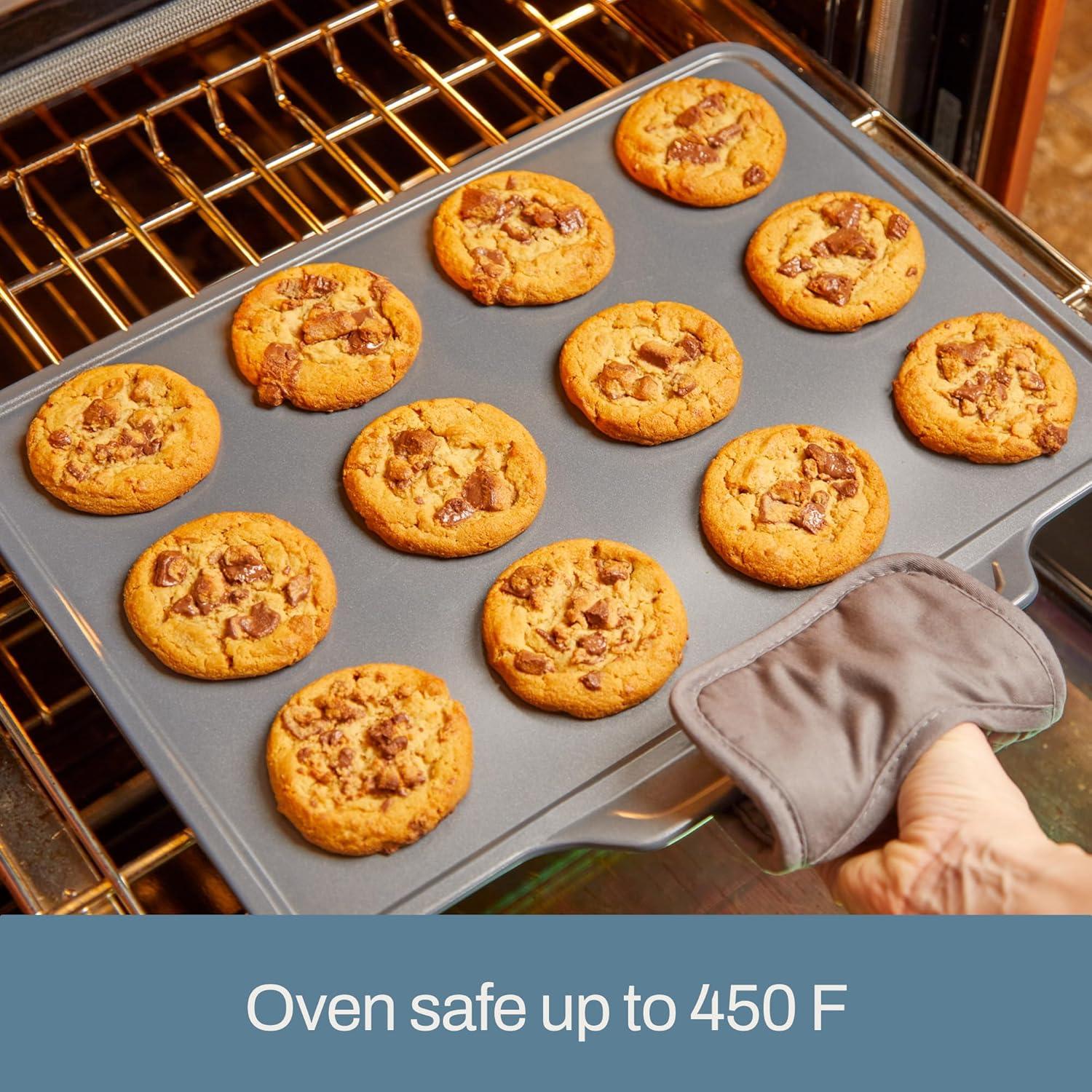 All-Clad Pro-Release Nonstick 3-Piece Cookie Sheet Set with Rack