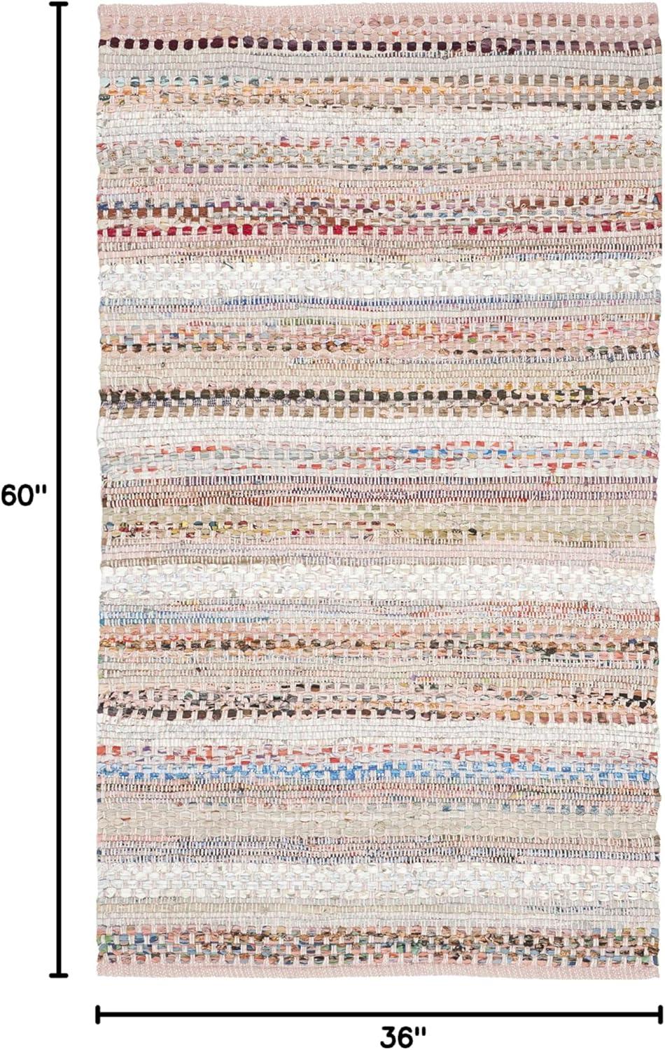 Montauk MTK975 Hand Woven Area Rug - Pink/Multi - 3'x5' - Safavieh.