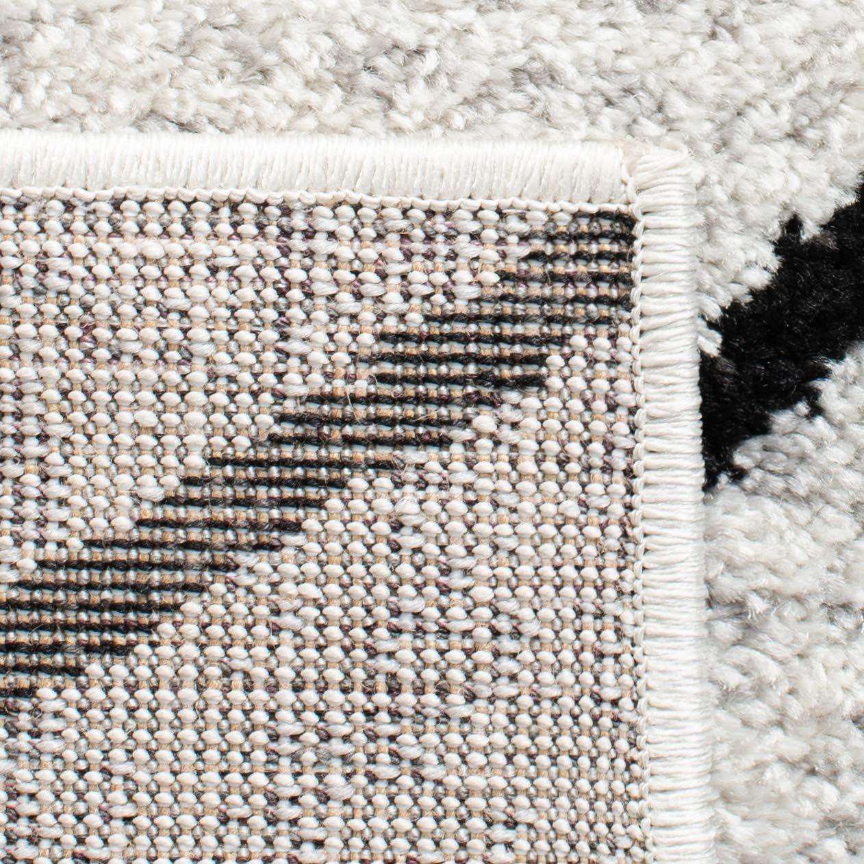 Adirondack ADR253 Machine Made Indoor Area Rug - Ivory/Grey - 5'-1"x7'-6" - Safavieh