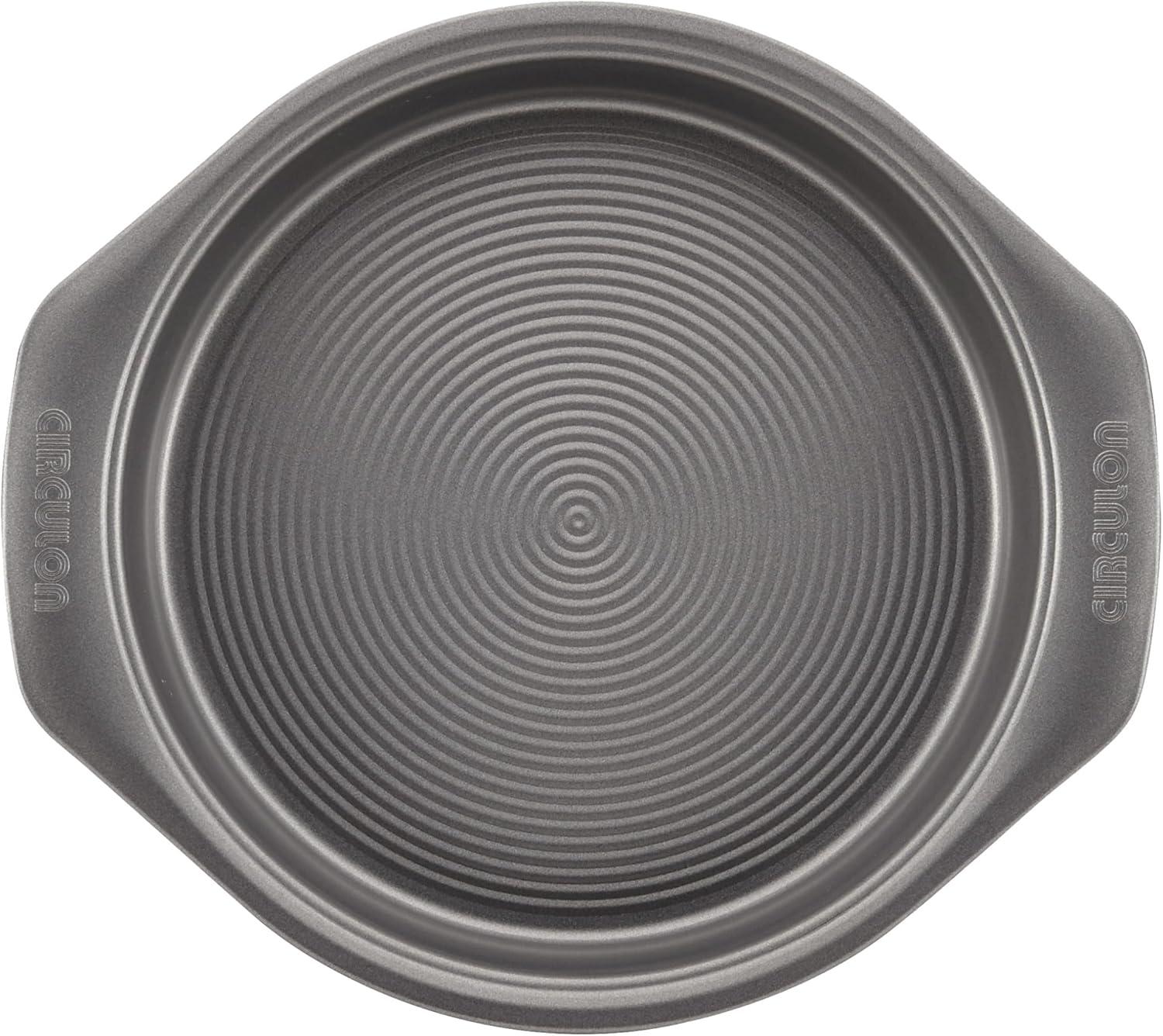 Circulon 9-Inch Gray Nonstick Round Aluminum Cake Pan