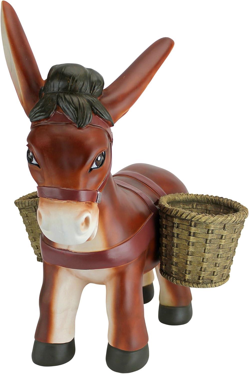 Pancho the Burro Donkey Statue Planter