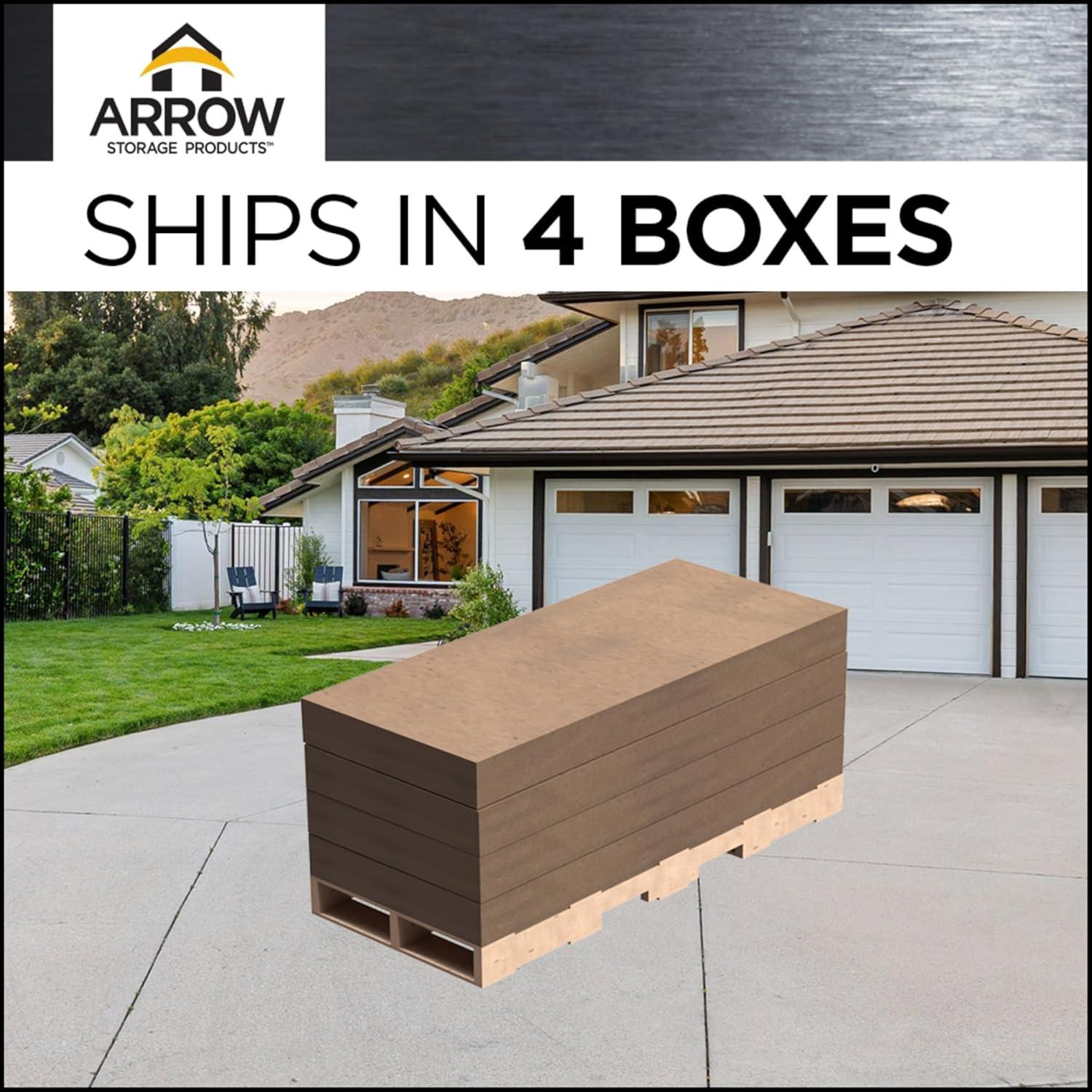 Arrow Arrow Galvanized Steel Carport, 10x15x9