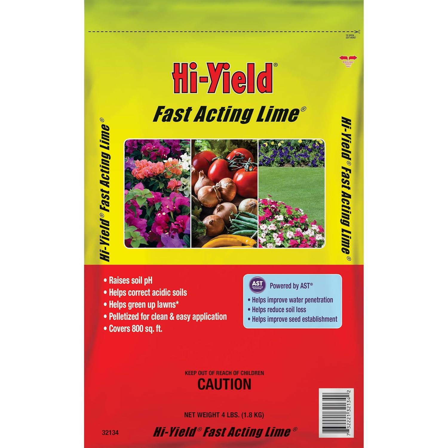 Hi-Yield Fast Acting Lime Soil Supplement Granules, 4 lbs