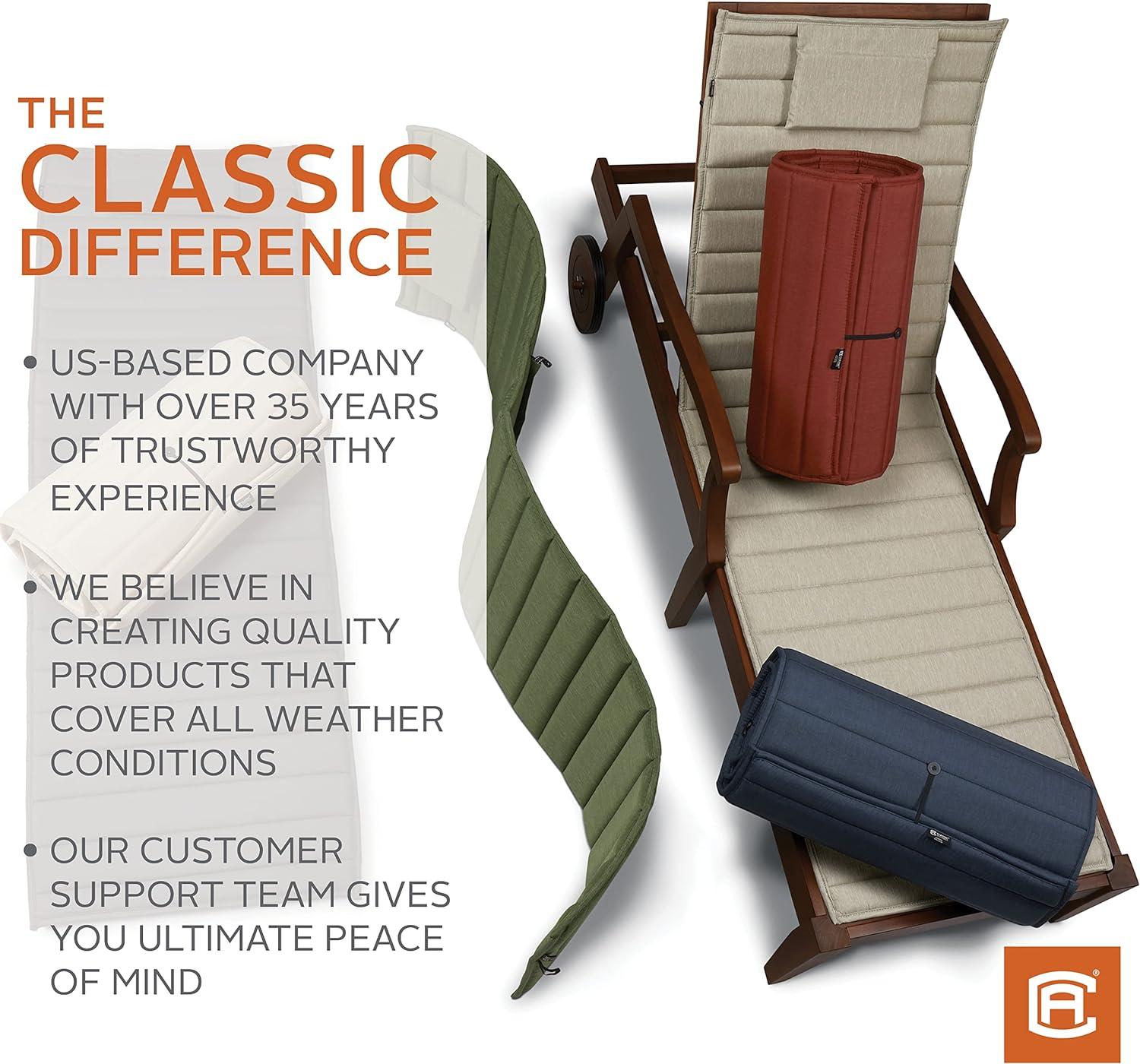 Outdoor Chaise Lounge Cushion