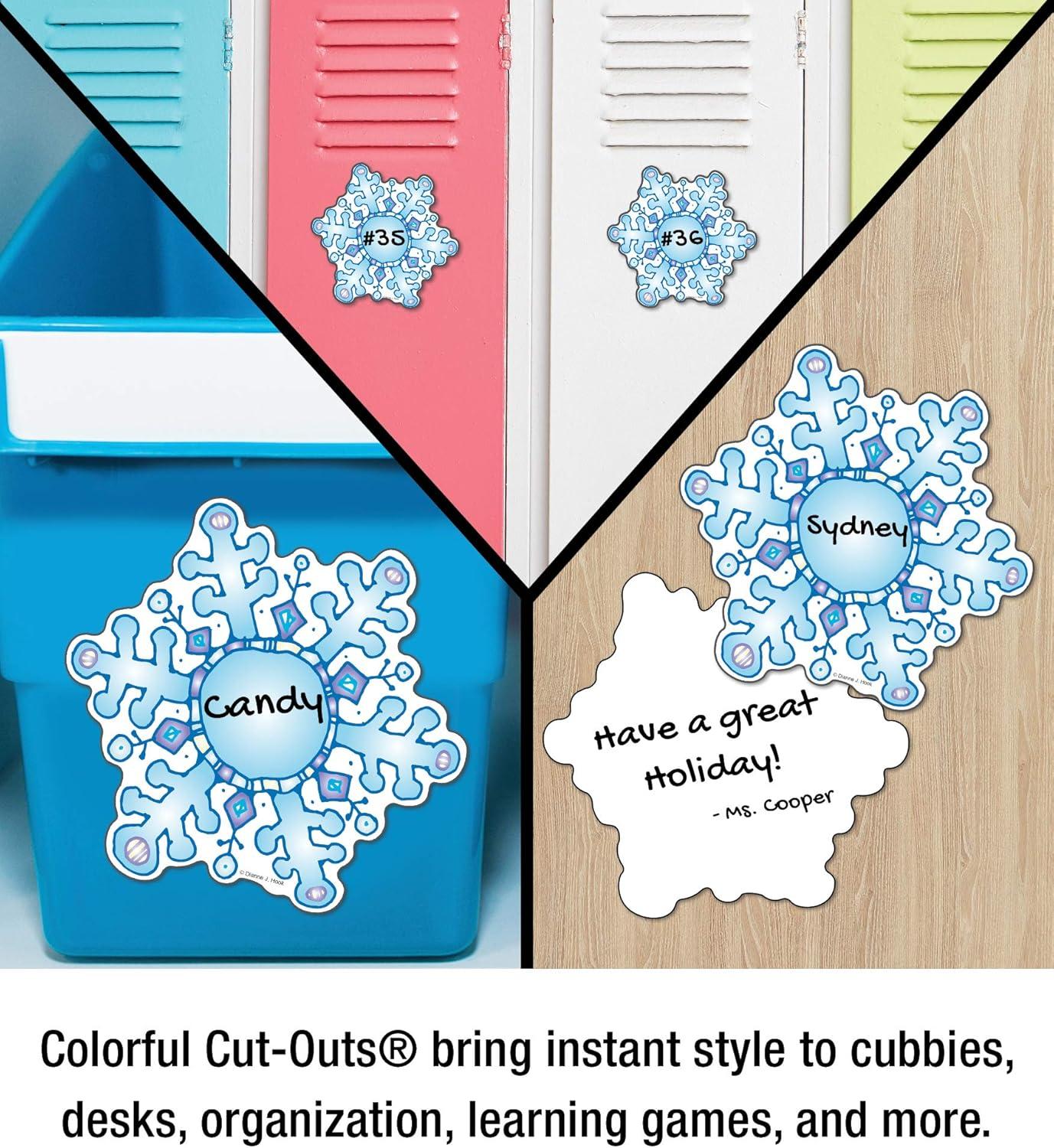 Frank Schaffer Publications/Carson Dellosa Publications Snowflakes Bulletin Board Cut Out