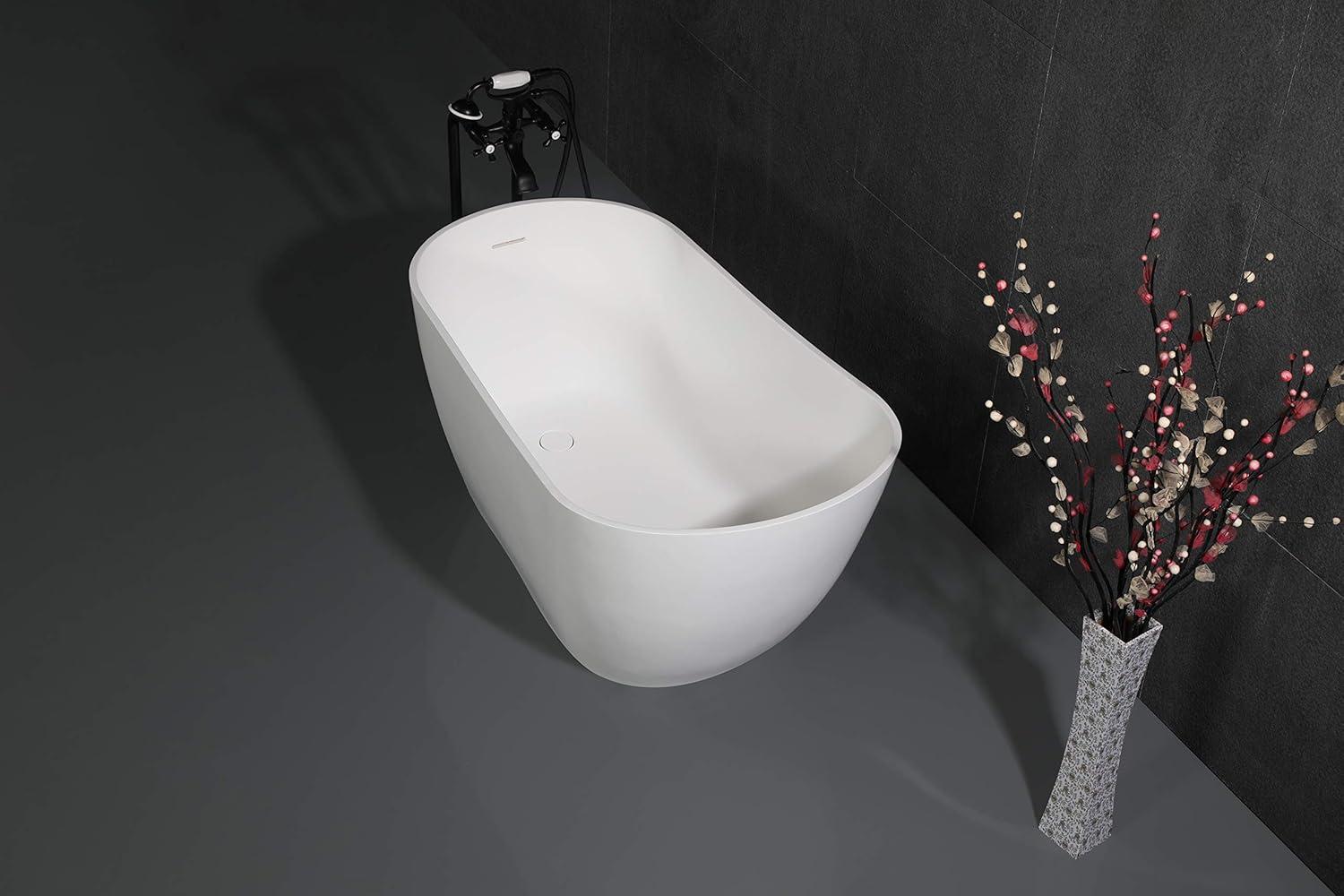 Kingston Brass Kingston Three-Handle 2-Hole Freestanding Tub Faucet with Supply Line and Stop Valve