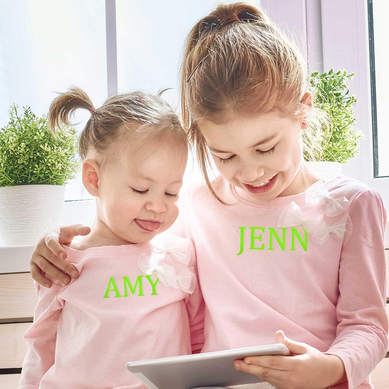 SEI 1.5 inch Camdon Iron-on Heat Transfer Poly Letters, Lime Green