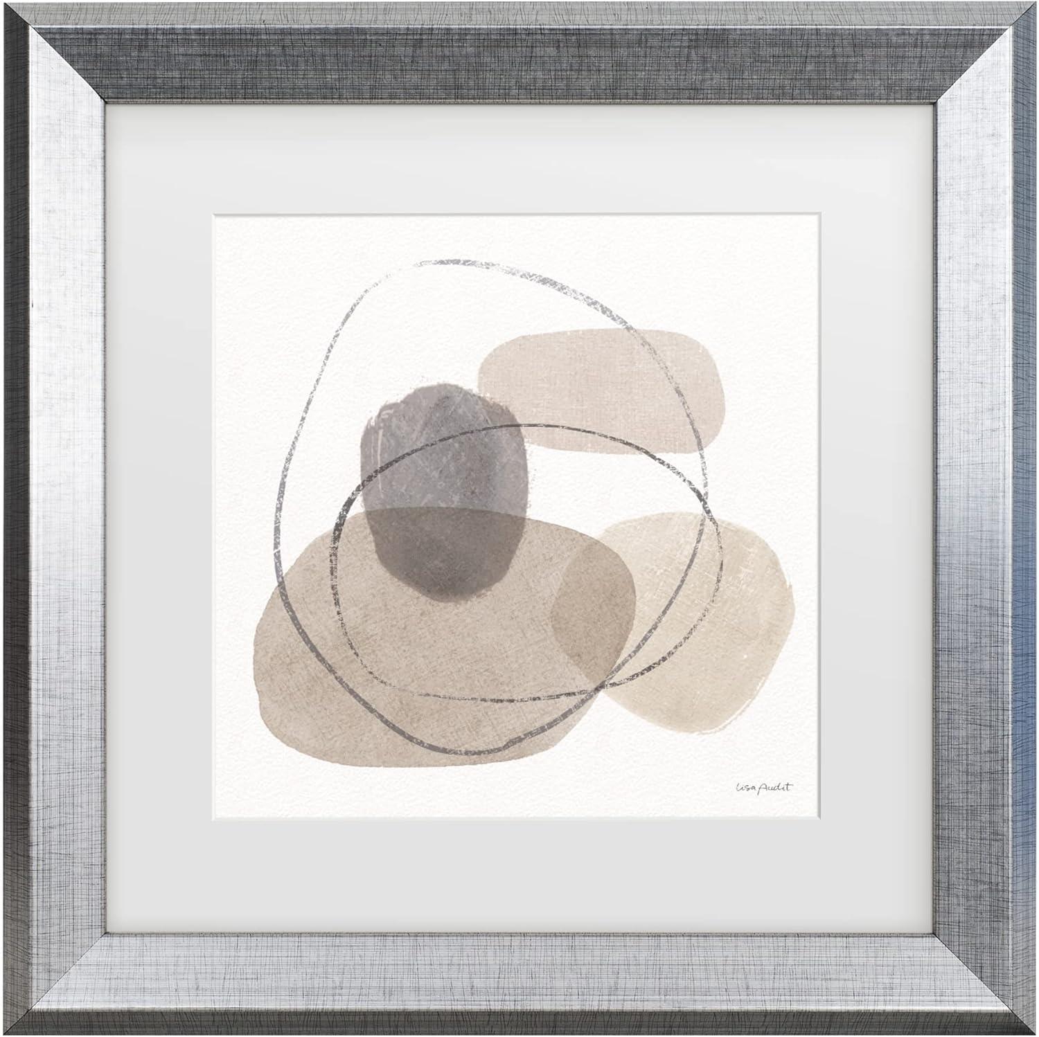 Trademark Fine Art -Lisa Audit 'Think Neutral 07' Matted Framed Art