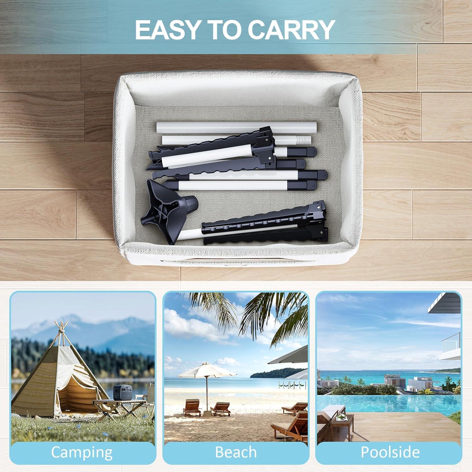 APEXCHASER 2-Tier Clothes Drying Rack, 66 - Inch Collapsible Drying Rack Clothing, 6 Staggered Arms for Clothes Rack, for 48 Pieces of Clothes (2-Tier, Black)