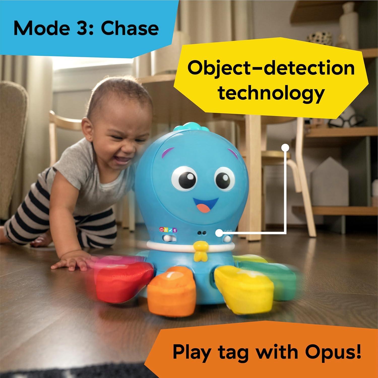 Baby Einstein Ocean Explorers 4-in-1 Go Opus Go Crawl & Chase Activity Infant Baby Learning Toy, Ages 3+ Months