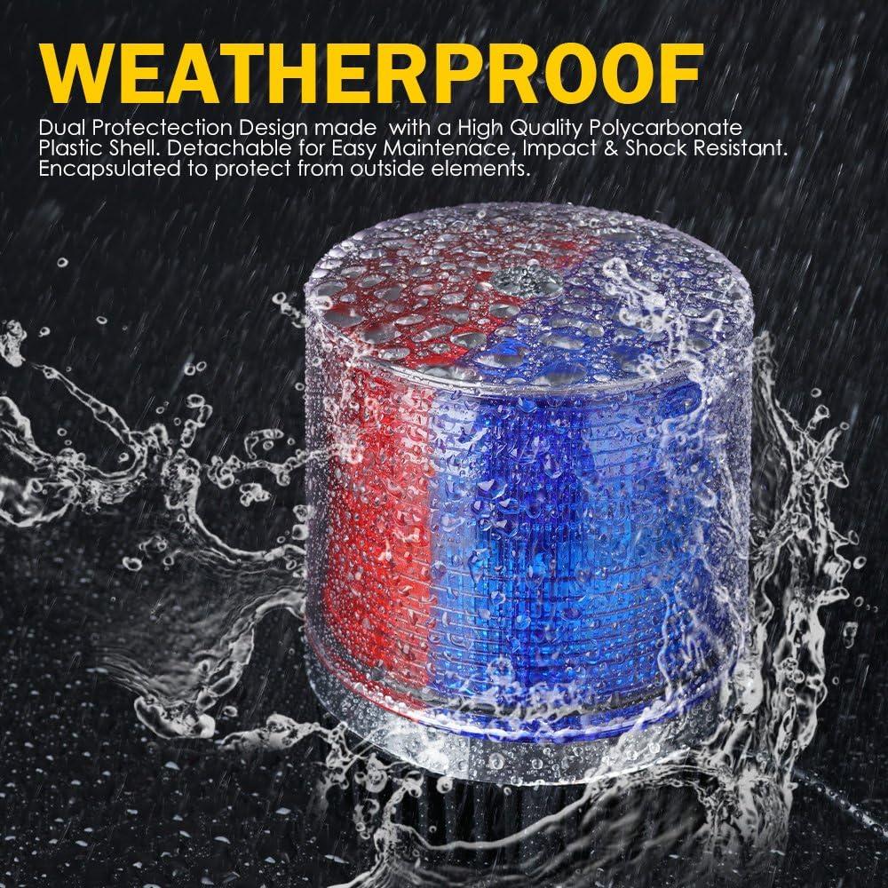 XPRITE 12 LED 6W LED Clearance & Marker Lights 12V fits All Vehicles Magnetic Mount