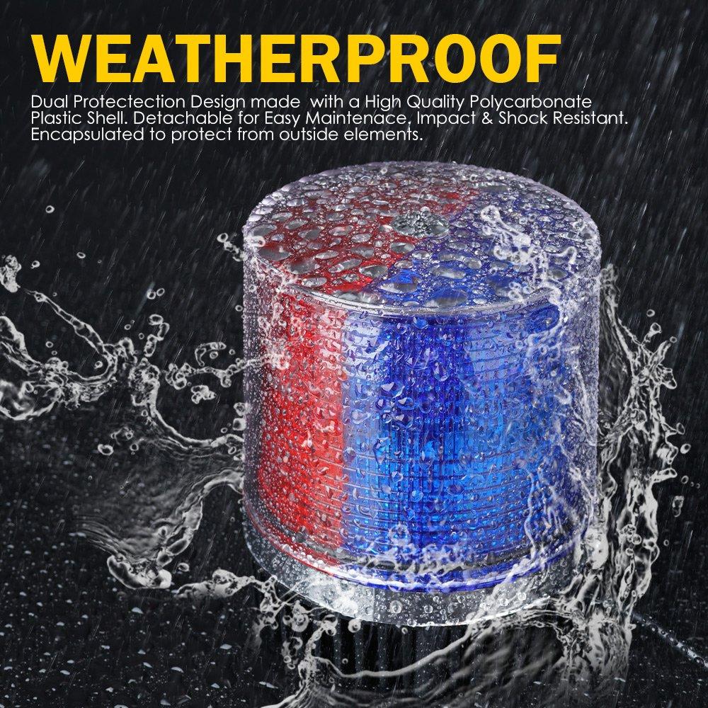 XPRITE 12 LED 6W LED Clearance & Marker Lights 12V fits All Vehicles Magnetic Mount