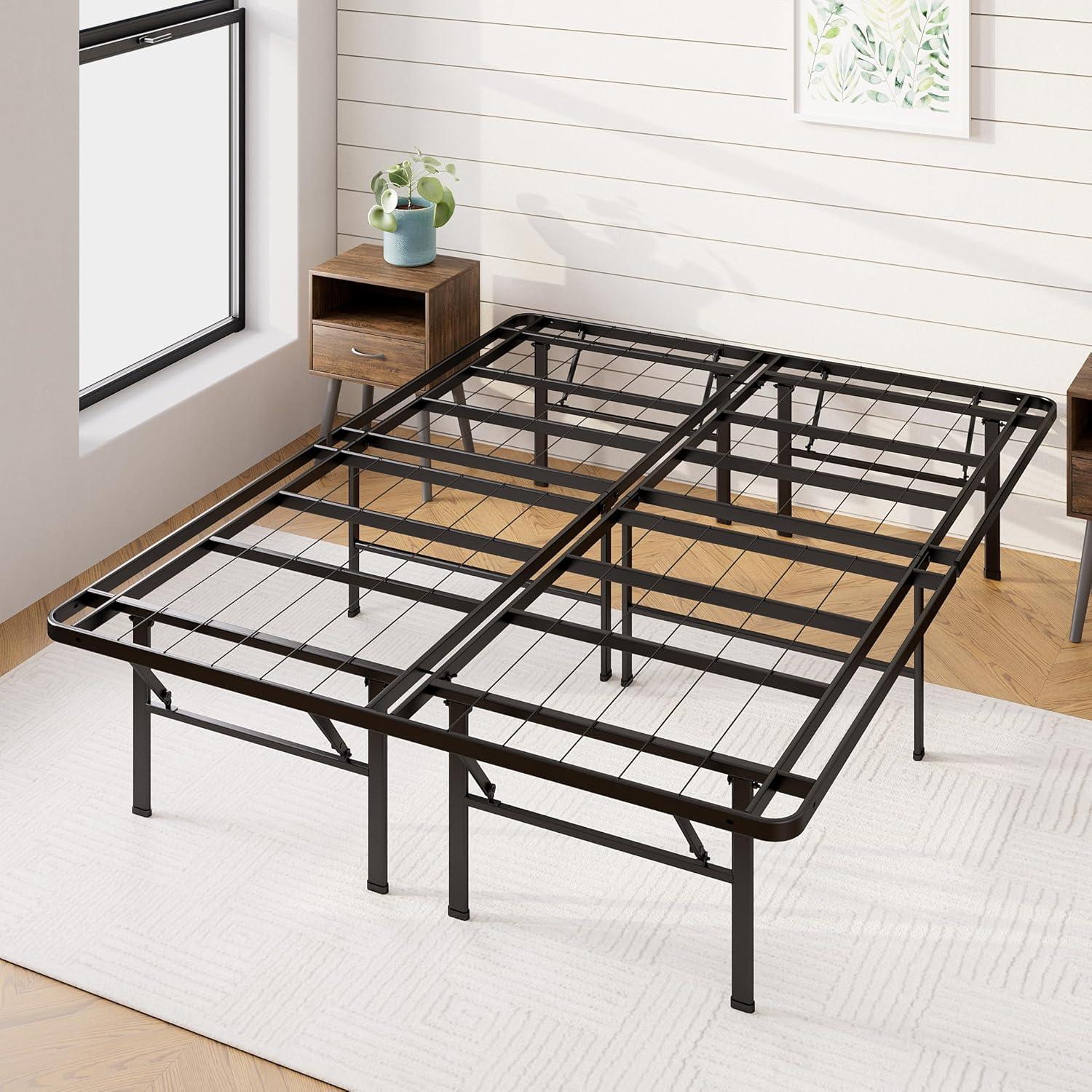 Sleep Master SmartBase Deluxe Mattress Foundation/Platform Bed Frame/Box Spring Replacement, Full