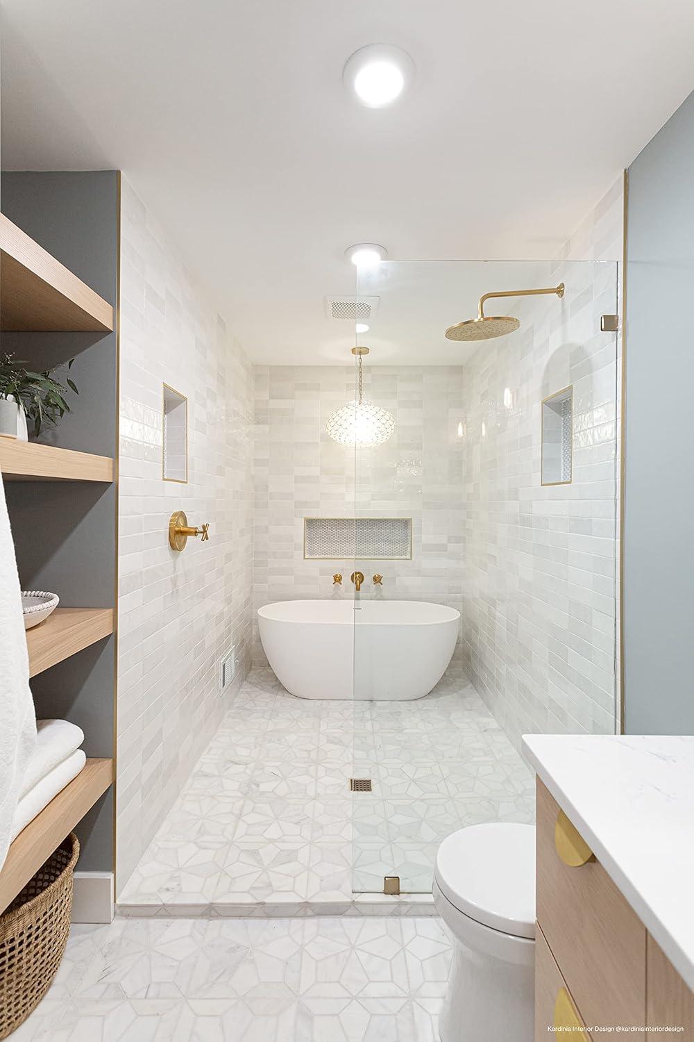 Blomma Marble Random Mosaic Wall & Floor Tile
