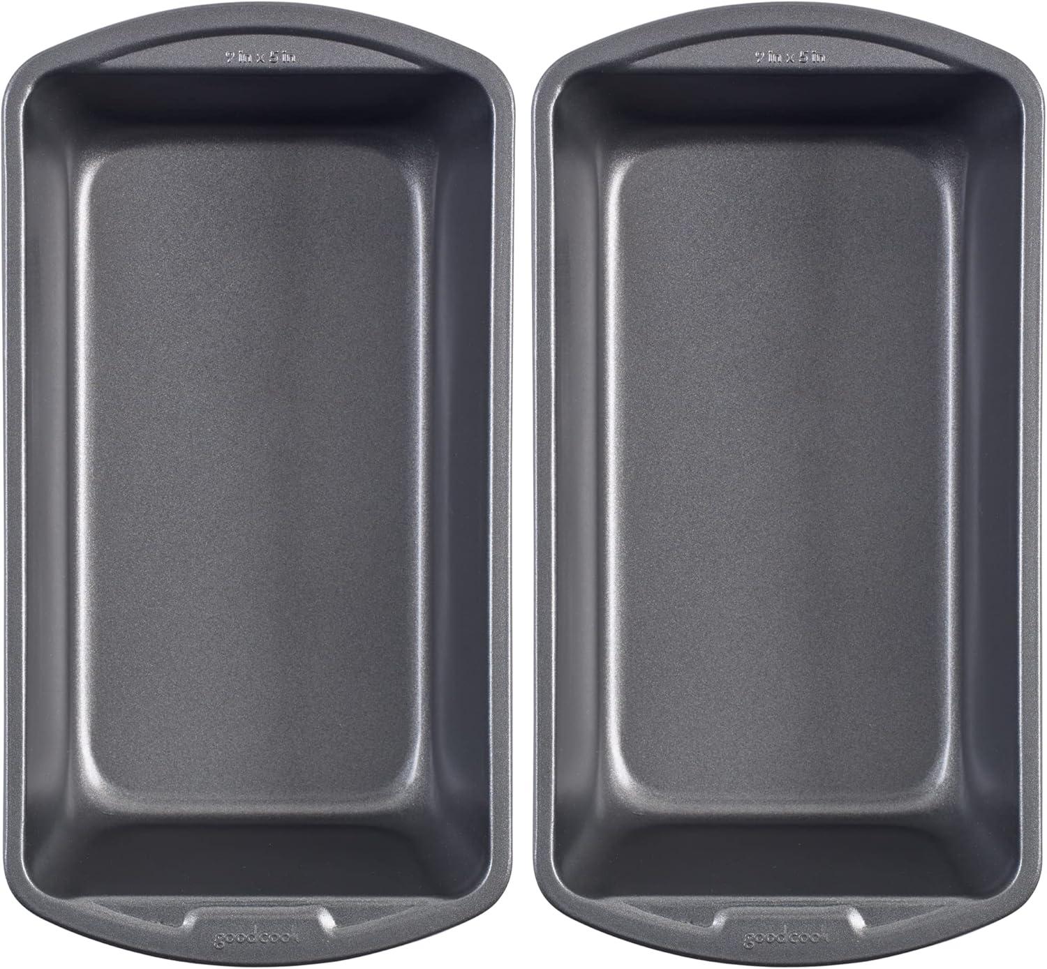 Gray Non-Stick Steel 9 x 5 Loaf Pan Set