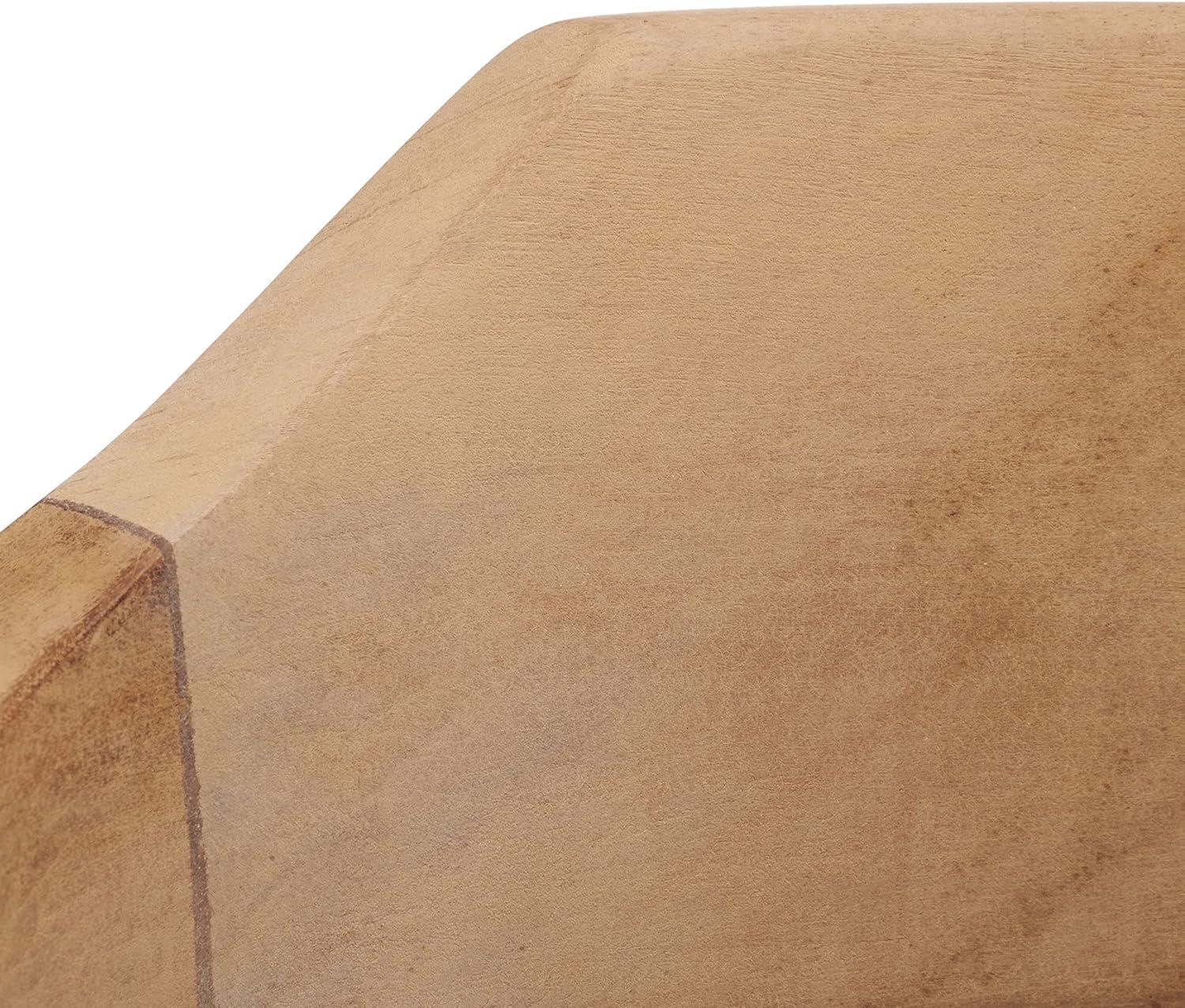 Munro Leather Woven Accent Chair - ACH1005 - Natural/Light Honey - Safavieh