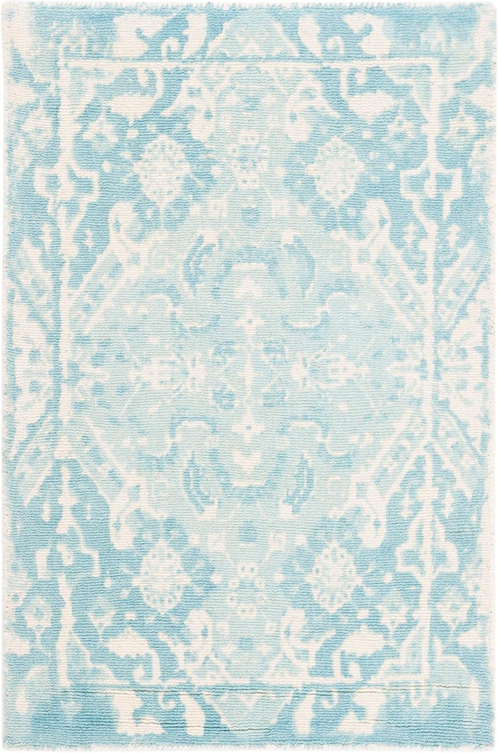 Restoration Vintage Hand Tufted Wool Oriental Rug