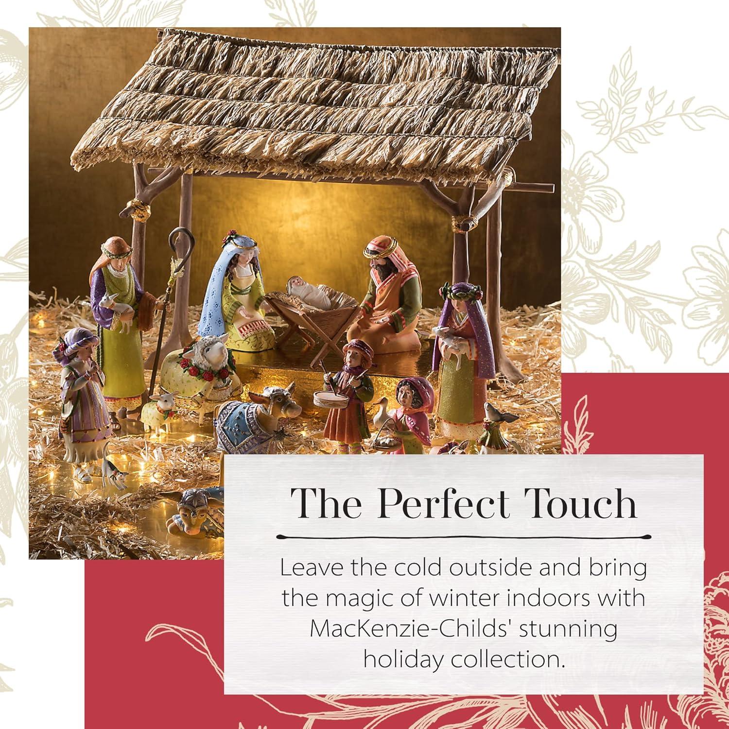 MacKenzie-Childs 13 Piece Nativity Patience Brewster Mini Introductory Set