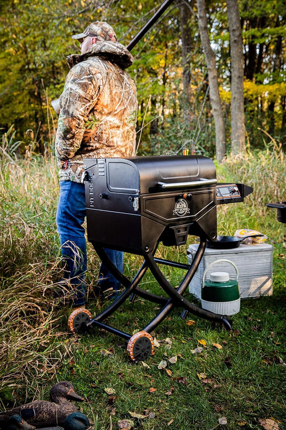 Pit Boss Sportsman Portable Wood Pellet Grill - Cover Included