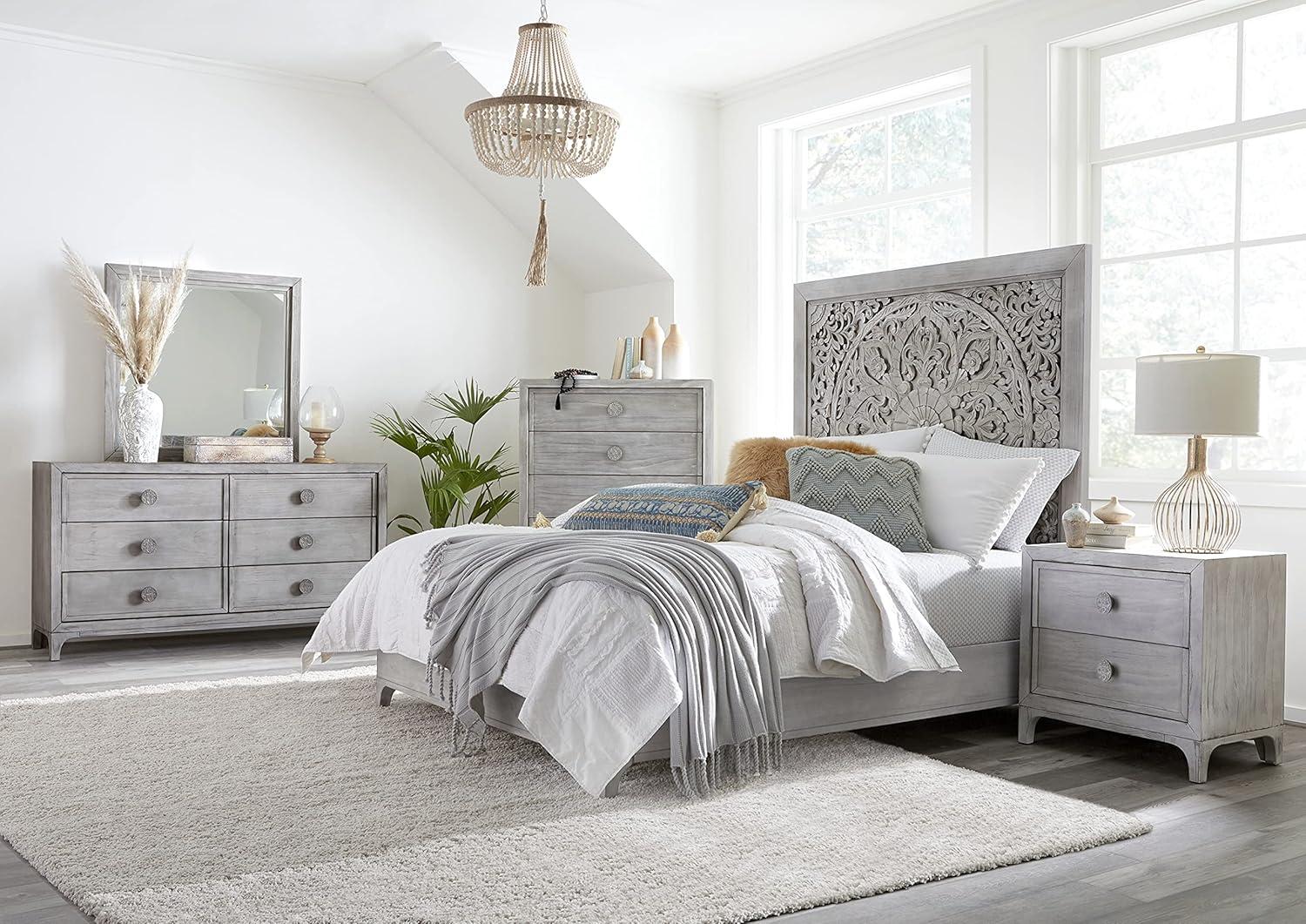 Bungalow Rose Tovoris 28'' W Solid Wood Nightstand