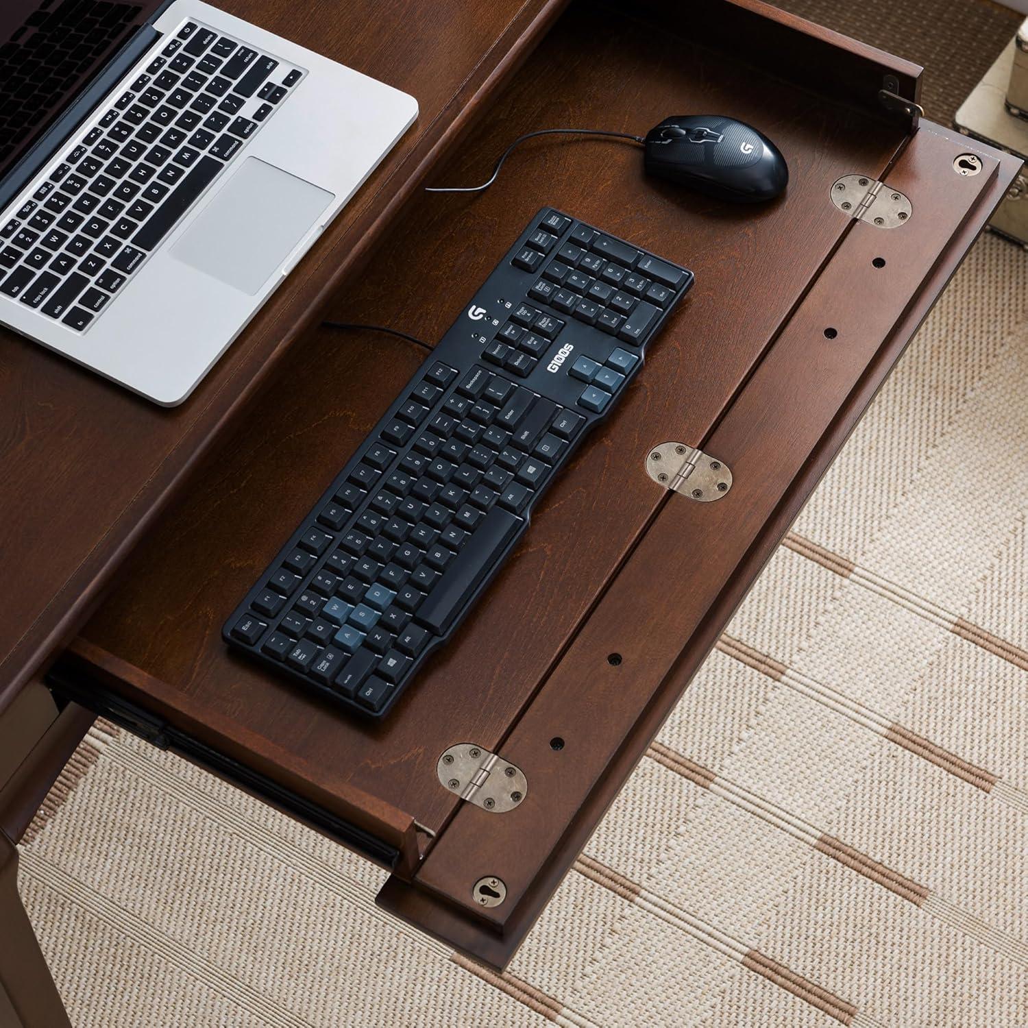 Stratus Laptop/Writing Desk in Heartwood Cherry