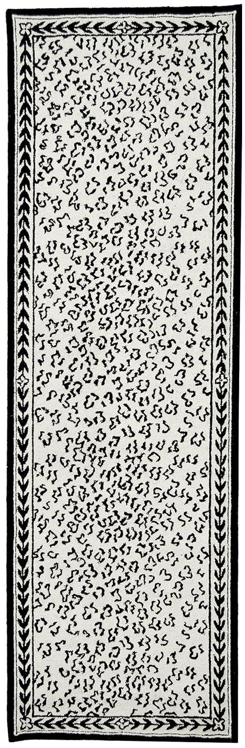 Martha Stewart Rugs Chelsea Hand Hooked Wool Animal Print Rug