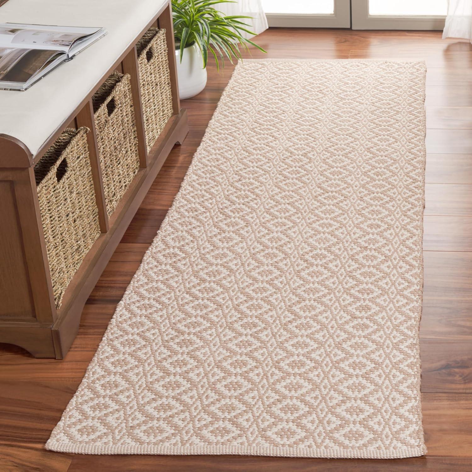 Montauk MTK716 Hand Woven Indoor Runner Rug - Ivory/Beige - 2'3"x13' - Safavieh