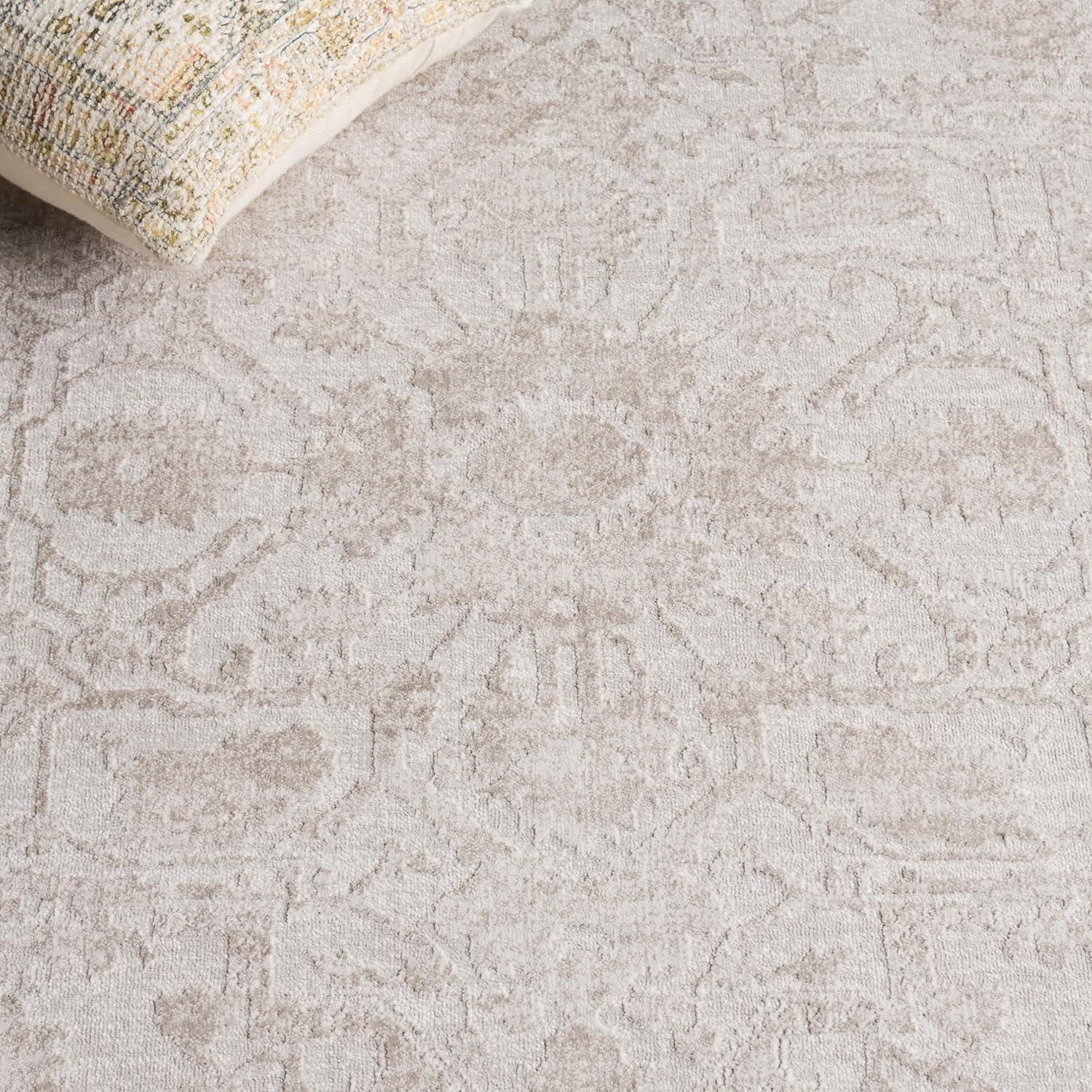 Reflection RFT665 Power Loomed Indoor Runner Rug - 2'3"x14' - Creme/Ivory - Safavieh