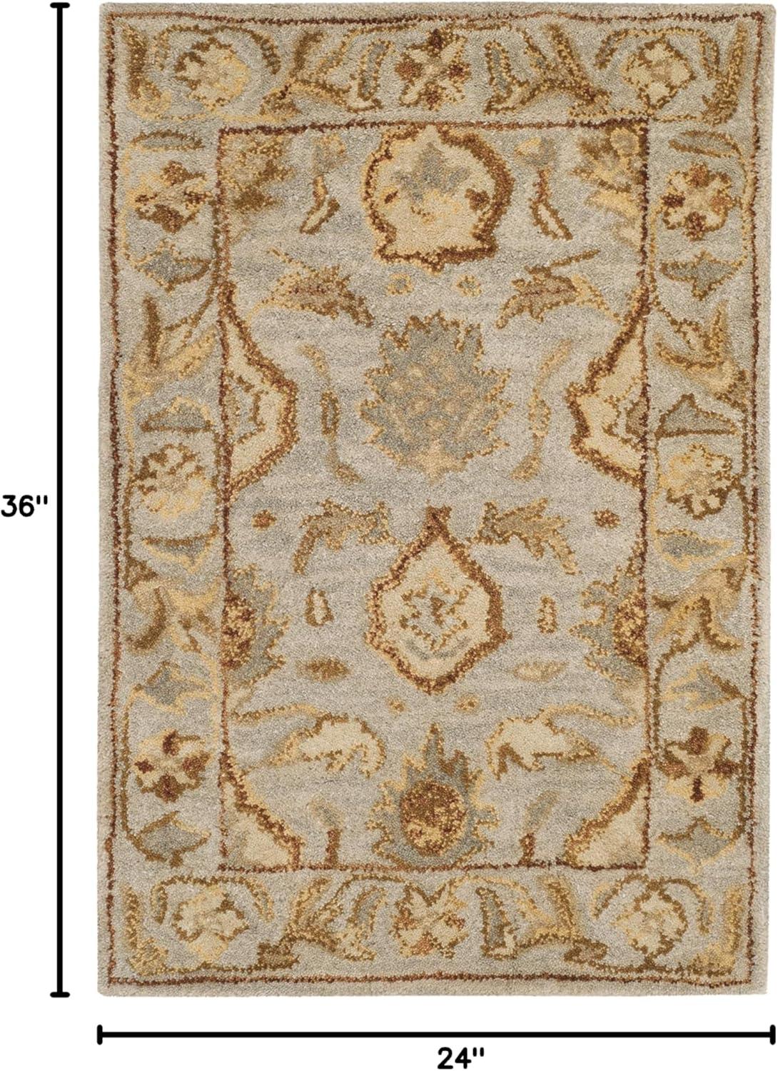 Antiquity AT60 Hand Tufted Accent Rug - Light Grey - 2'x3' - Safavieh.