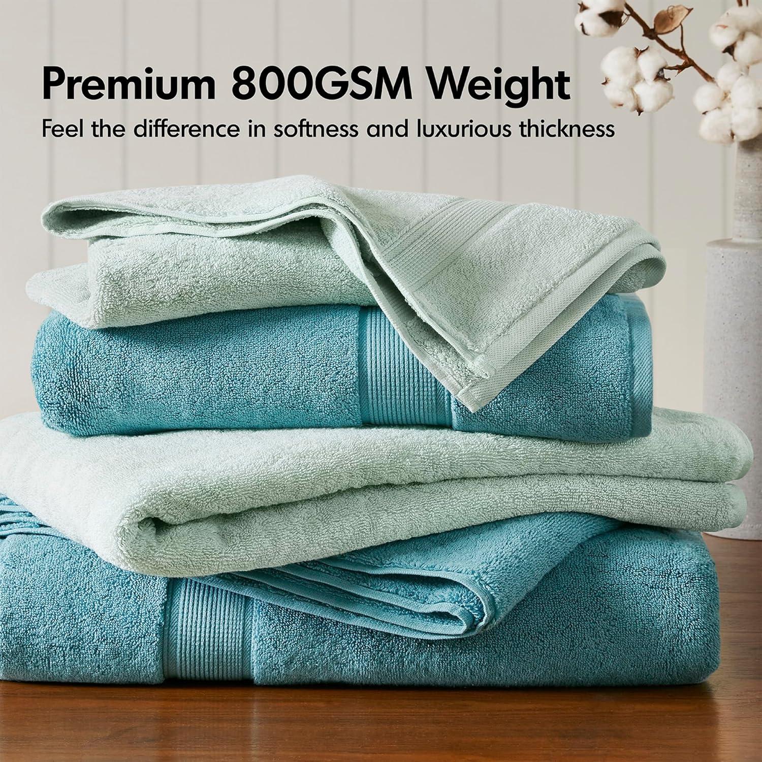 Paulafurinture 100% Cotton Bath Towels
