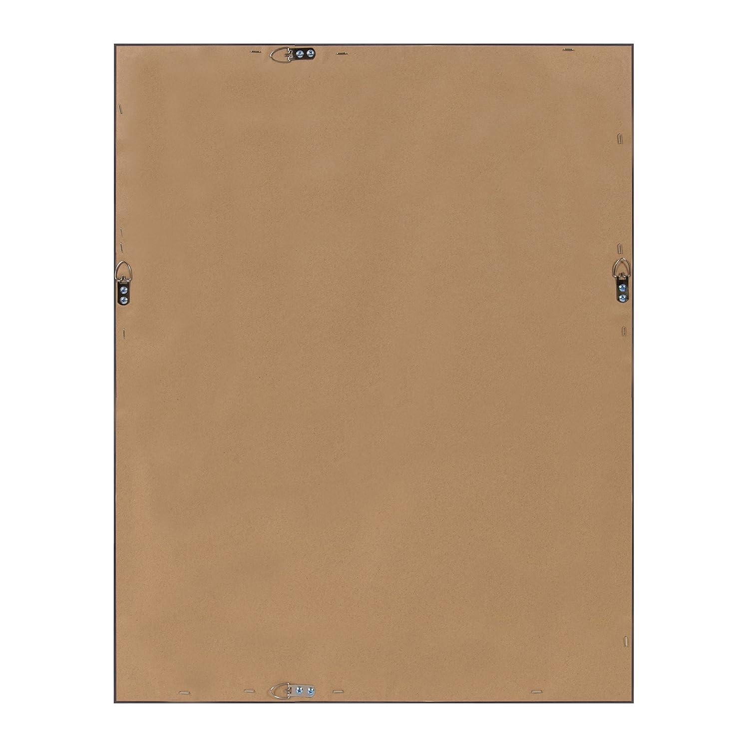 DesignOvation Bosc Framed Linen Fabric Pinboard, 23.5 x 29.5, Black