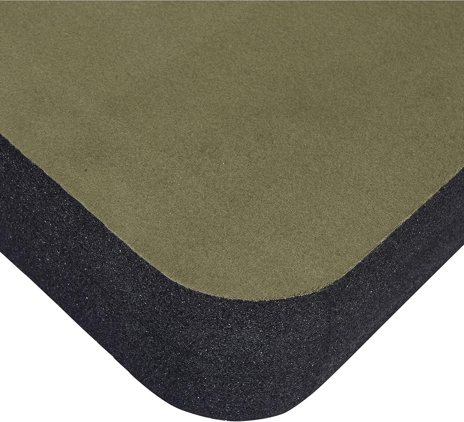 Vanish Foam Cushion, 14"L x 13"W x 2"H, Olive Green