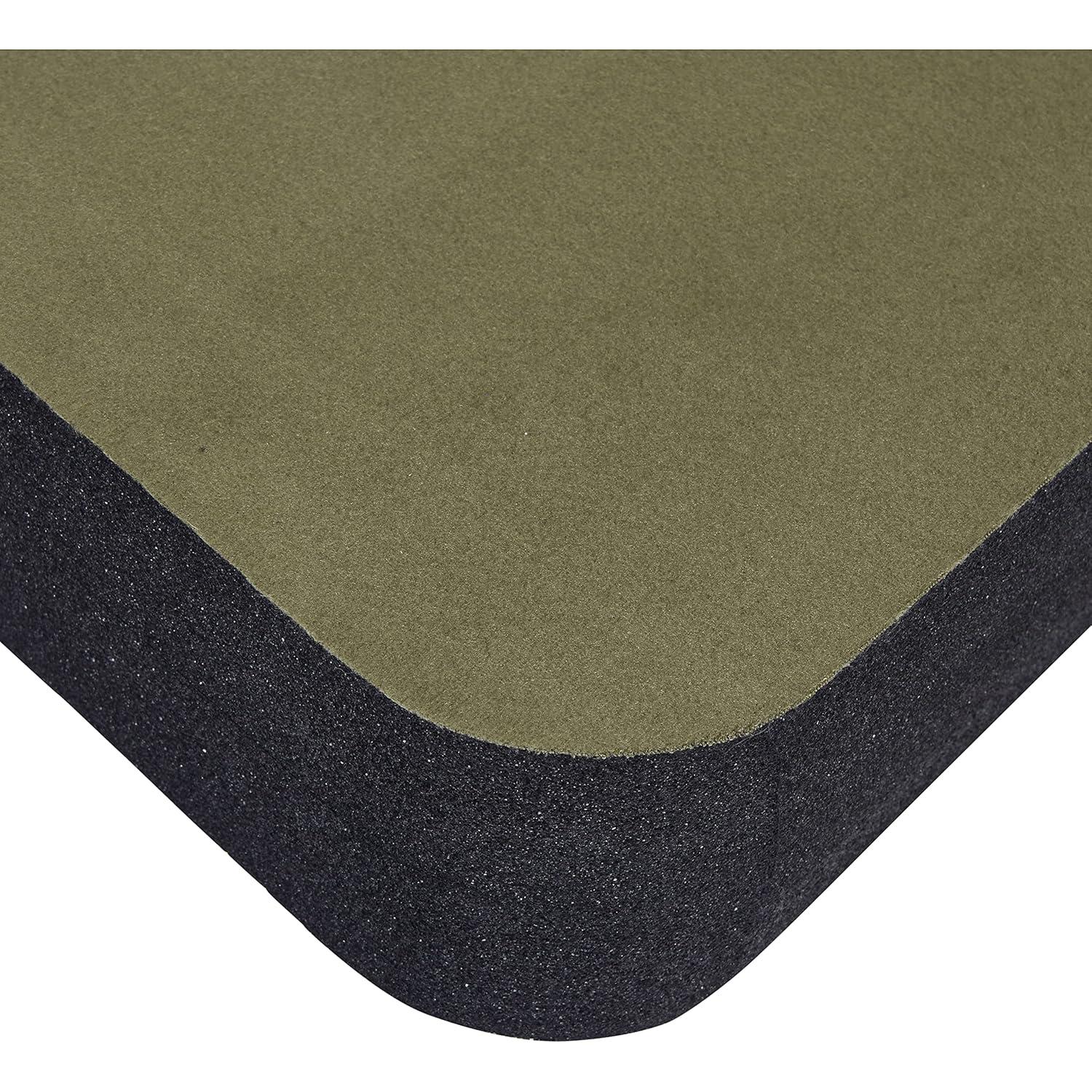 Vanish Foam Cushion, 14"L x 13"W x 2"H, Olive Green