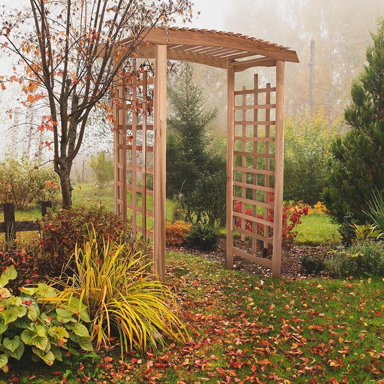 All Things Cedar GA87 Garden Arbor - 60L x 25W x 86H