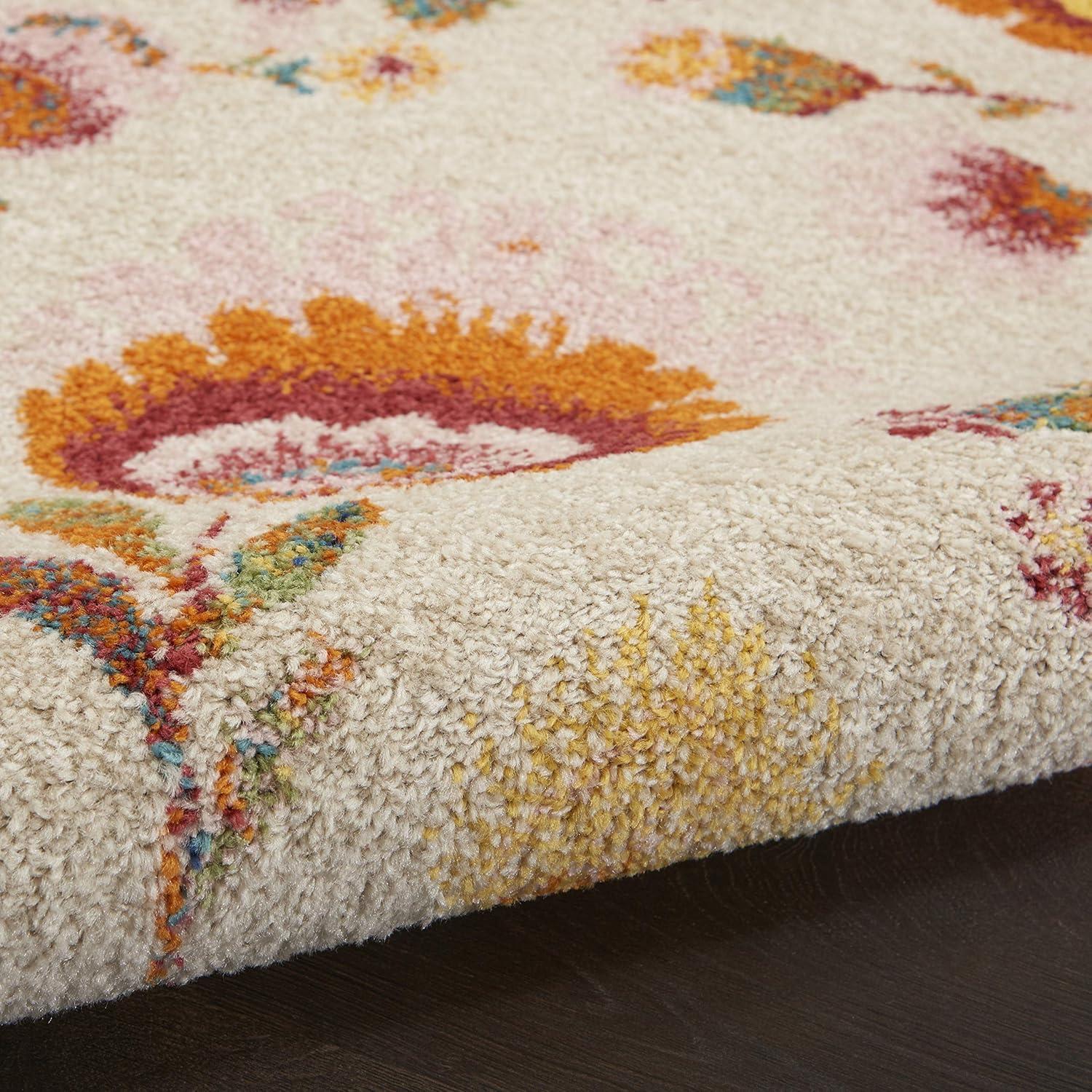 Nourison Allur Blooming Floral Indoor Area Rug Ivory Multicolor 4' x 6'