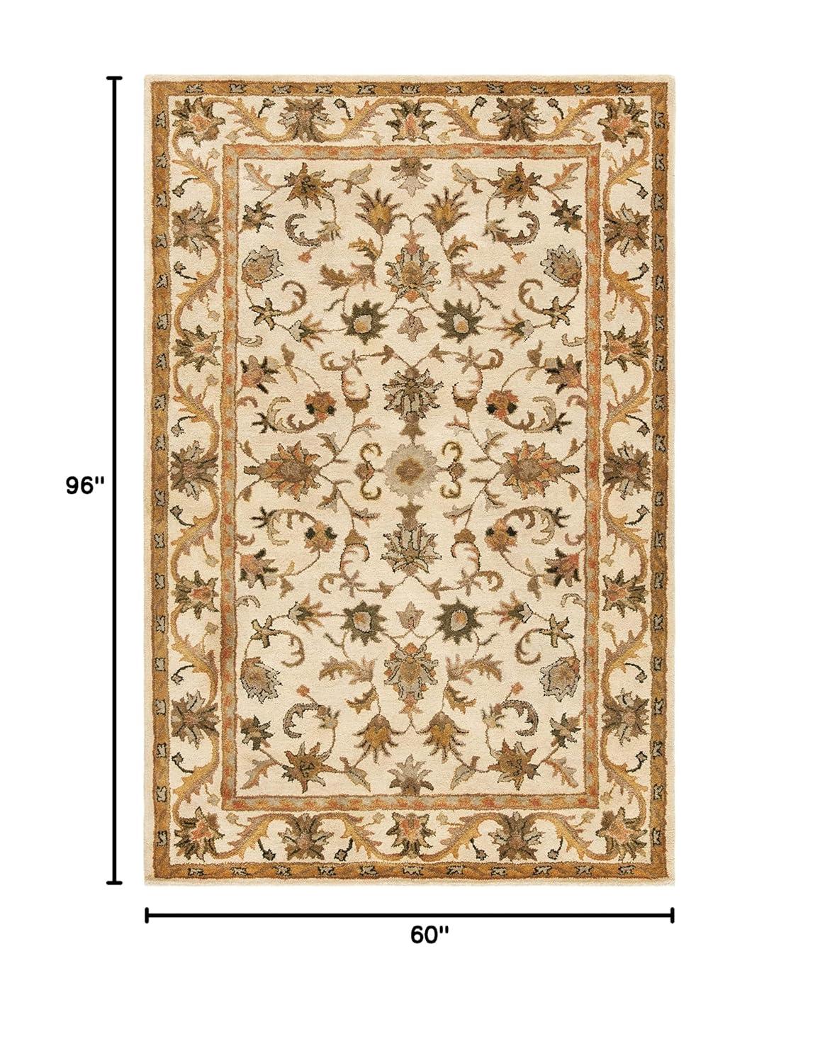 Antiquity AT52 Hand Tufted Indoor Area Rug - Gold - 5'x8' - Safavieh