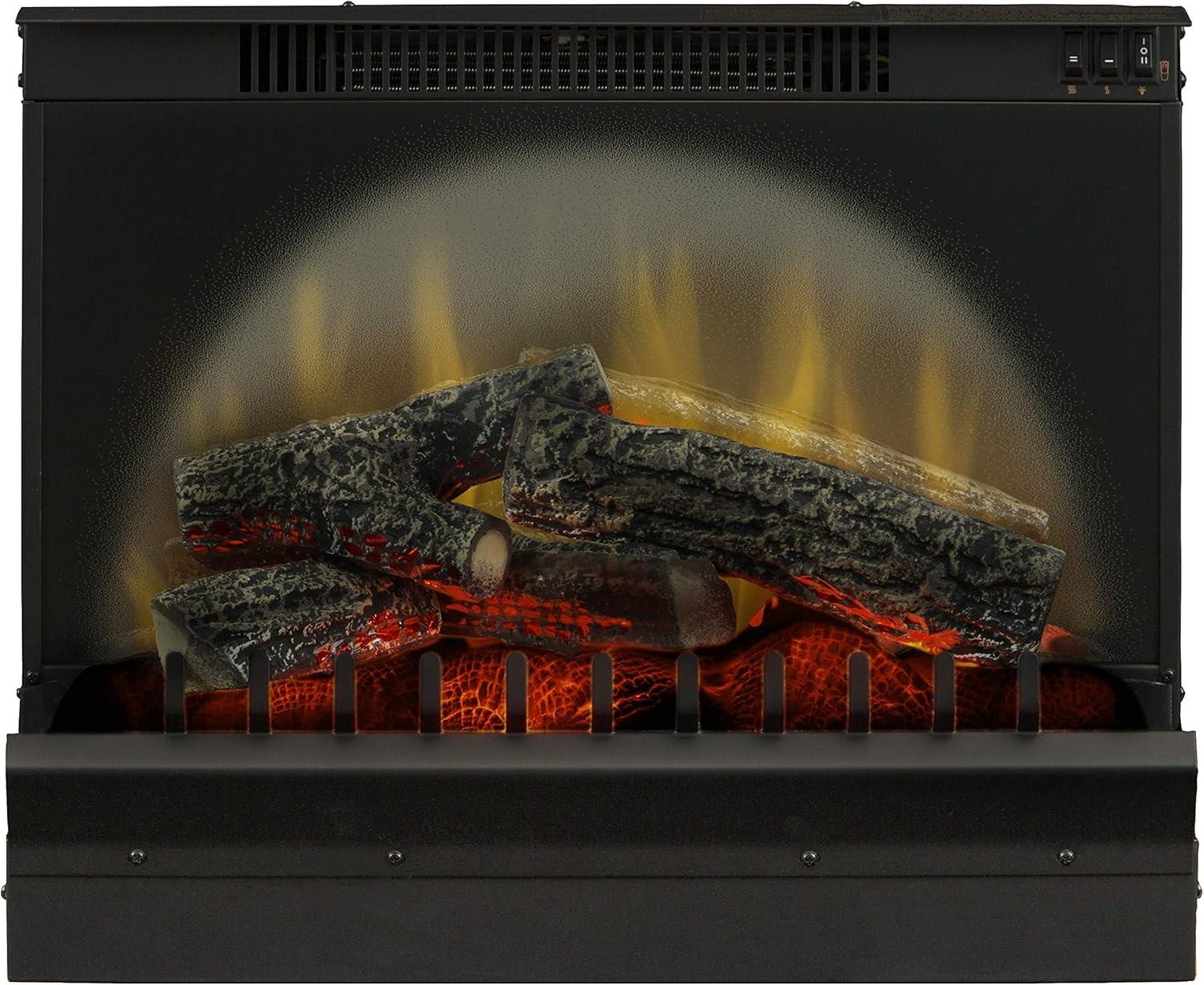 Dimplex Electraflame 23-in Plug-in Standard Electric Fireplace Log Set - Realistic Flame - 400 SQ. FT.