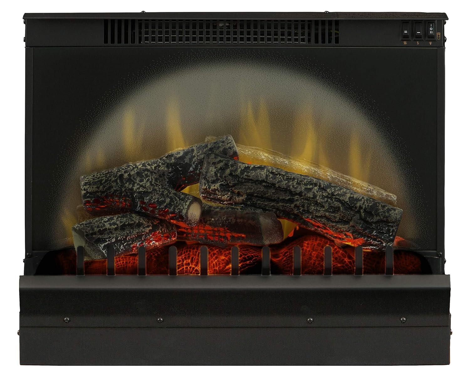 Dimplex Electraflame 23-in Plug-in Standard Electric Fireplace Log Set - Realistic Flame - 400 SQ. FT.