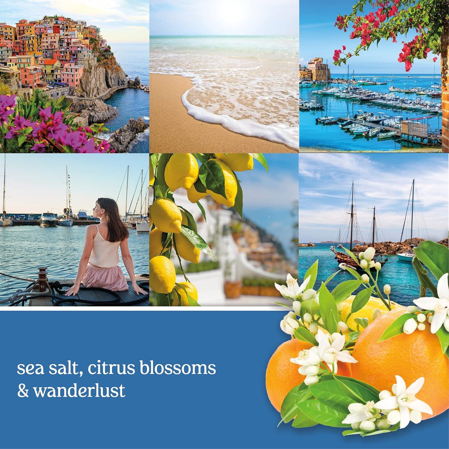 Mediterranean Breeze Blue Soy Tumbler Candle with Tin Lid