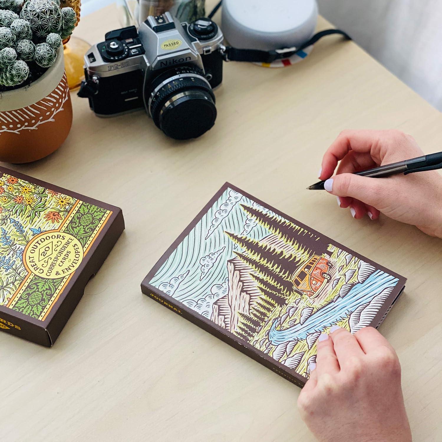 Great Outdoors Flexi Journal: (Blank Lined Notebook of Natural Landscapes, Illustrated Journal That Celebrates Nature), (Hardcover)