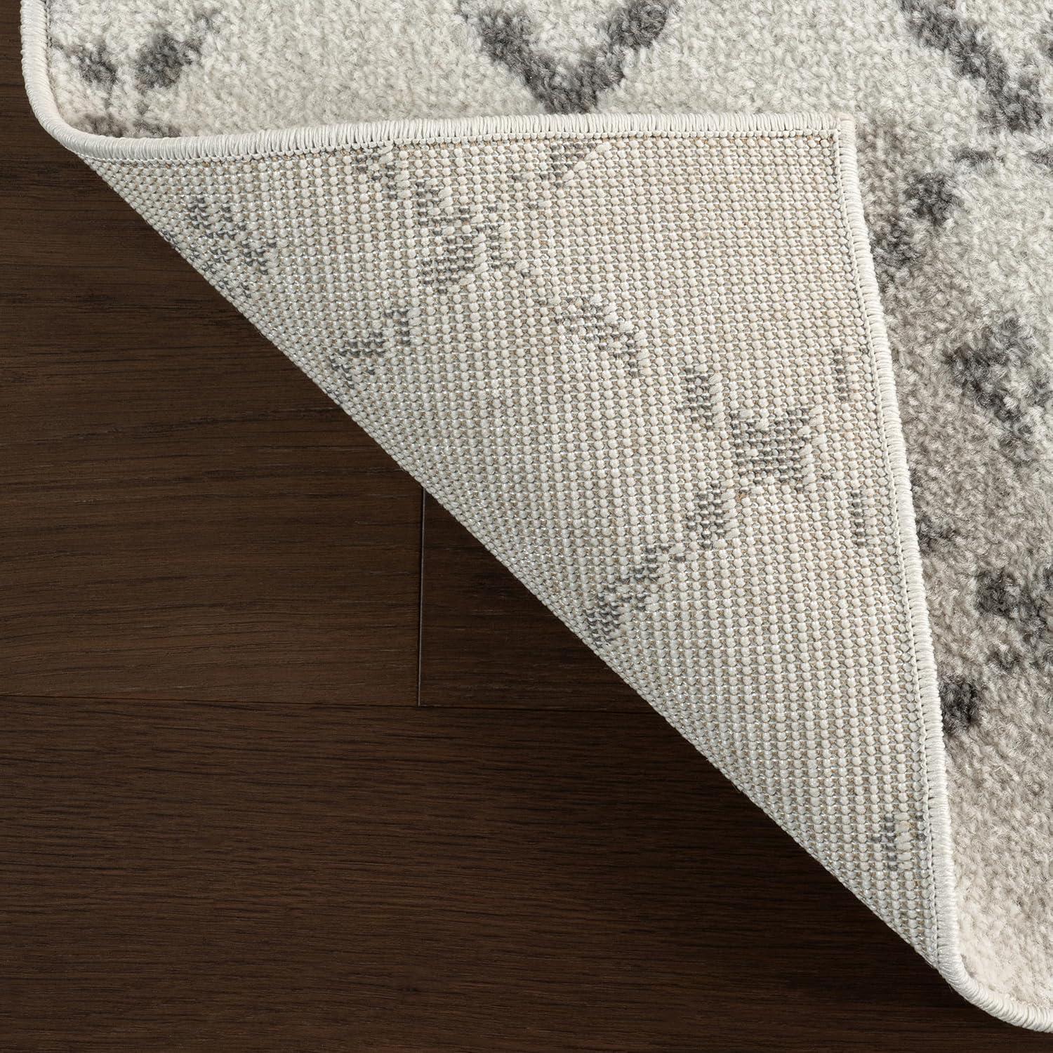 Nuloom 6 Octagon Moroccan Blythe Indoor Area Rug, Grey, Faded Bohemian Design, Stain Resistant, BedroomLiving Room, Kitchen,