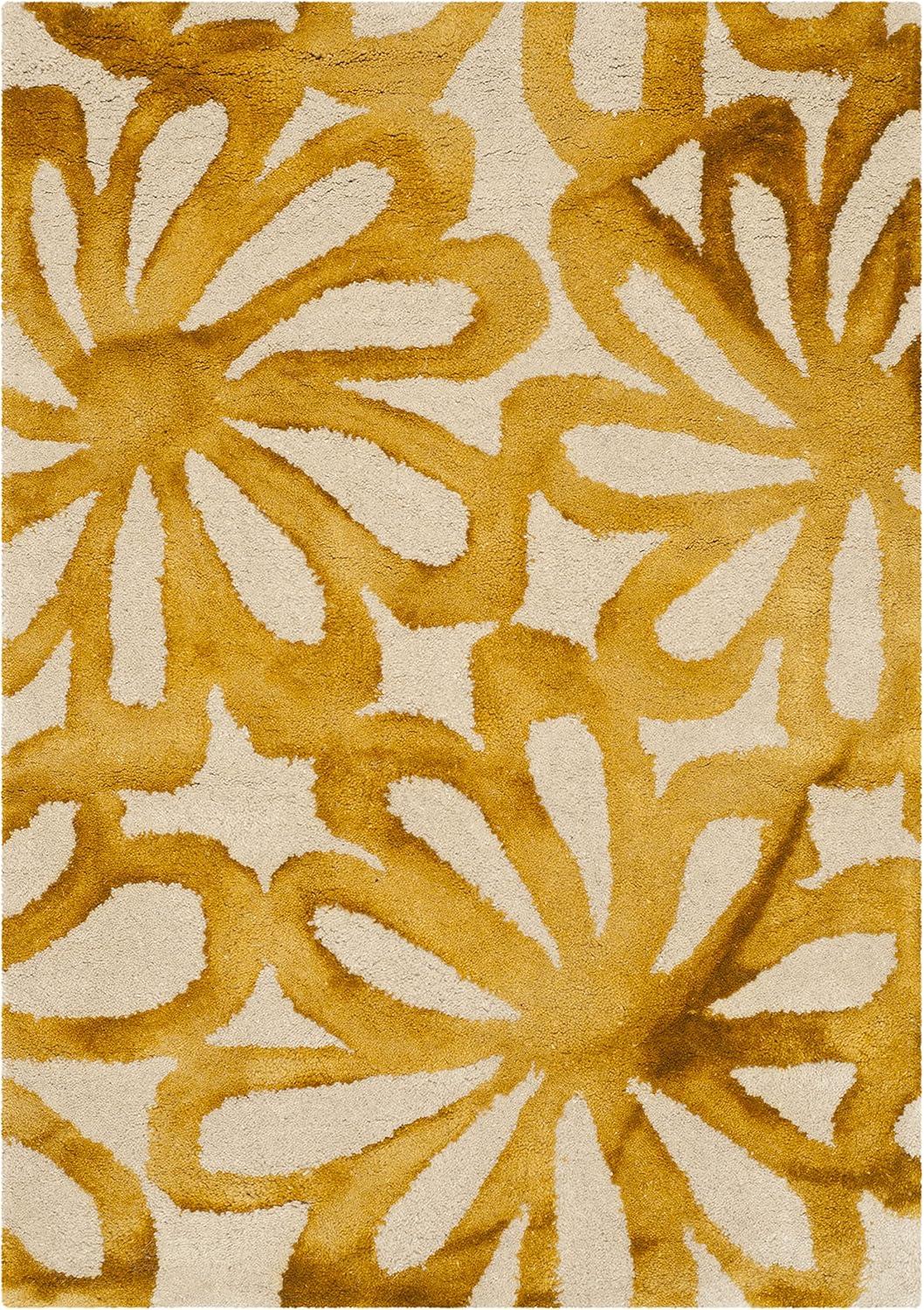 Dip Dye DDY527 Hand Tufted Accent Rug - Beige/Gold - 2'x3' - Safavieh.